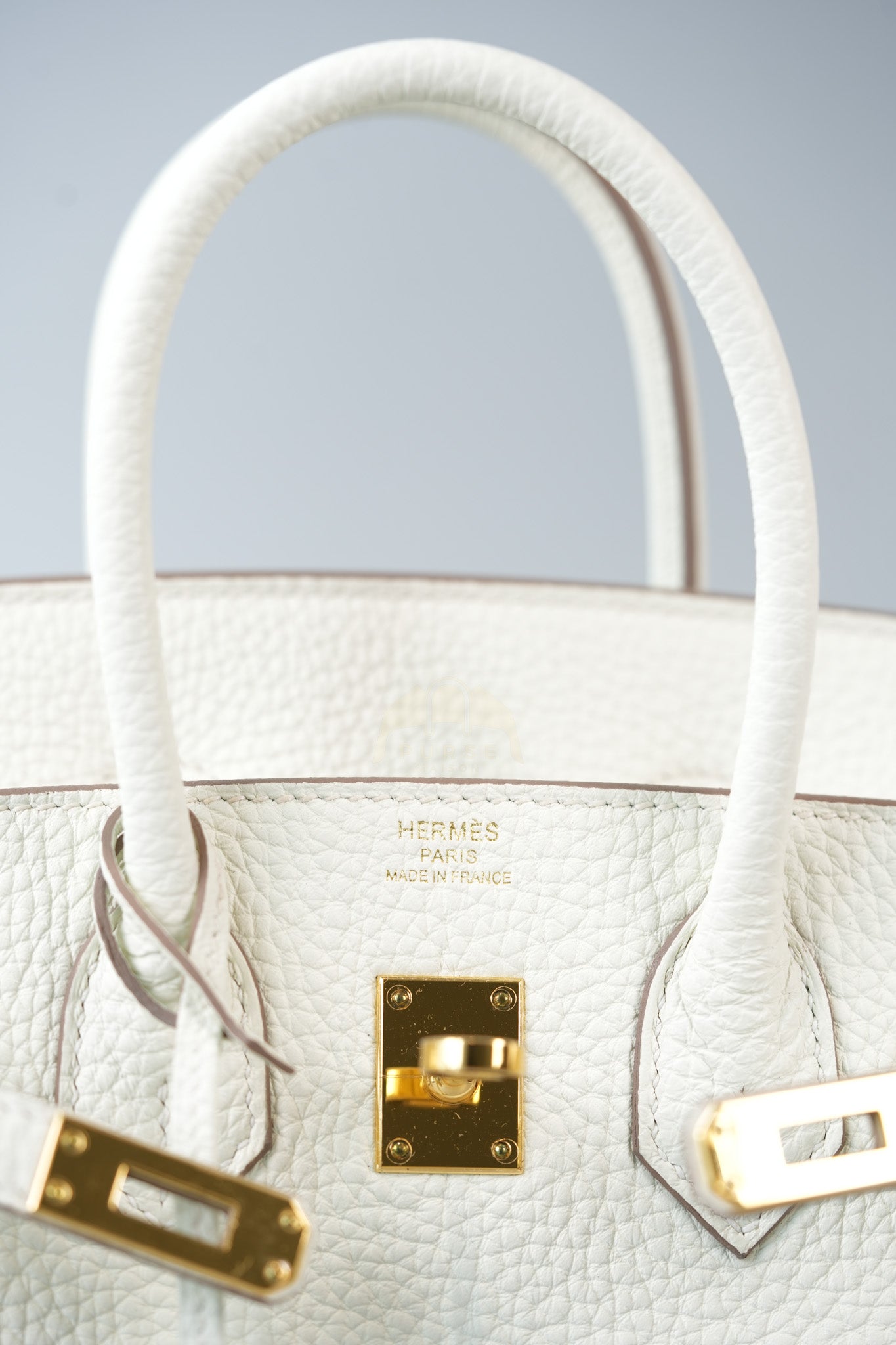 Birkin 25 Mushroom in Togo Leather and Gold Hardware Stamp B (2023) | Purse Maison Luxury Bags Shop