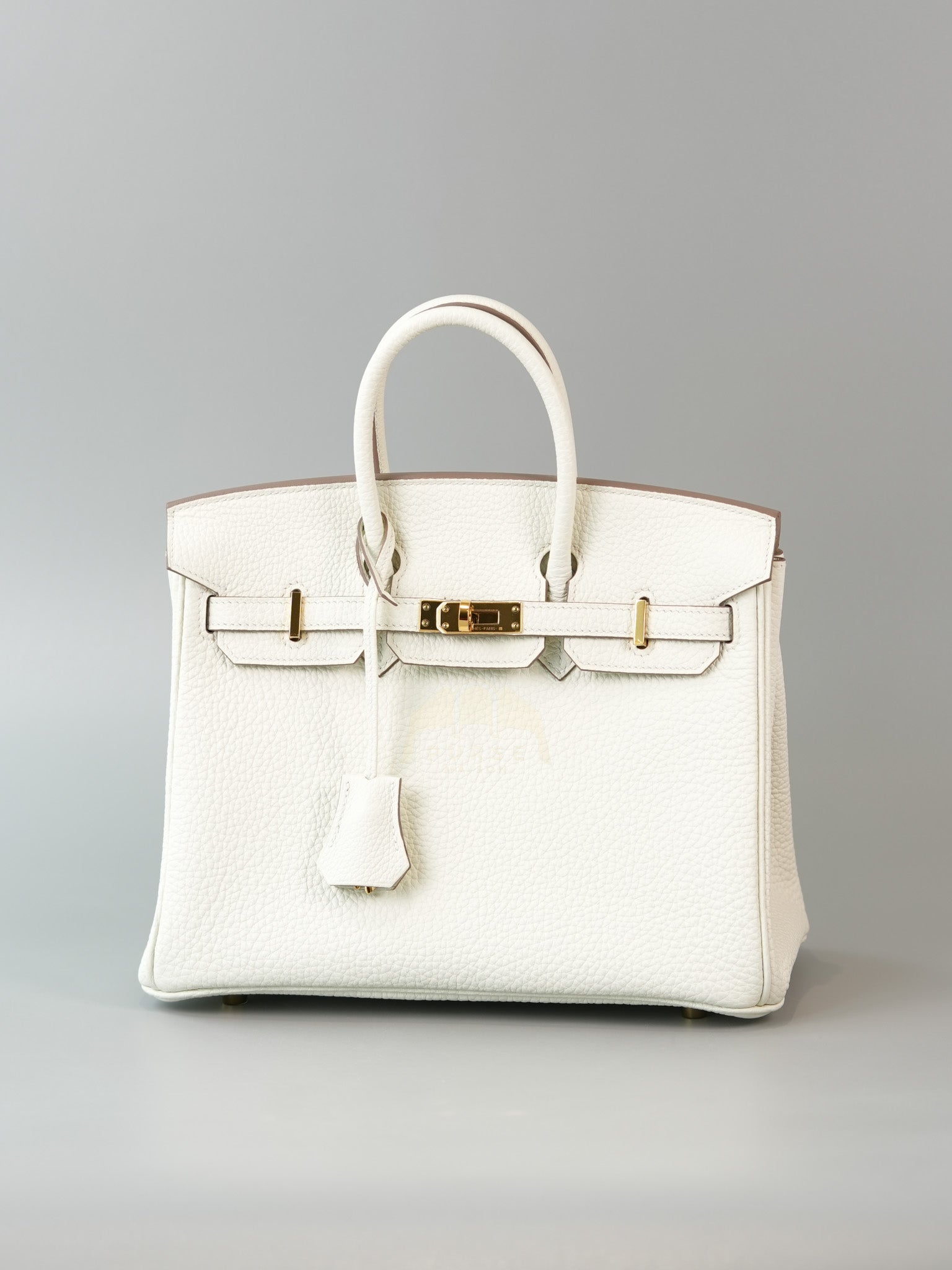 Birkin 25 Mushroom in Togo Leather and Gold Hardware Stamp B (2023) | Purse Maison Luxury Bags Shop