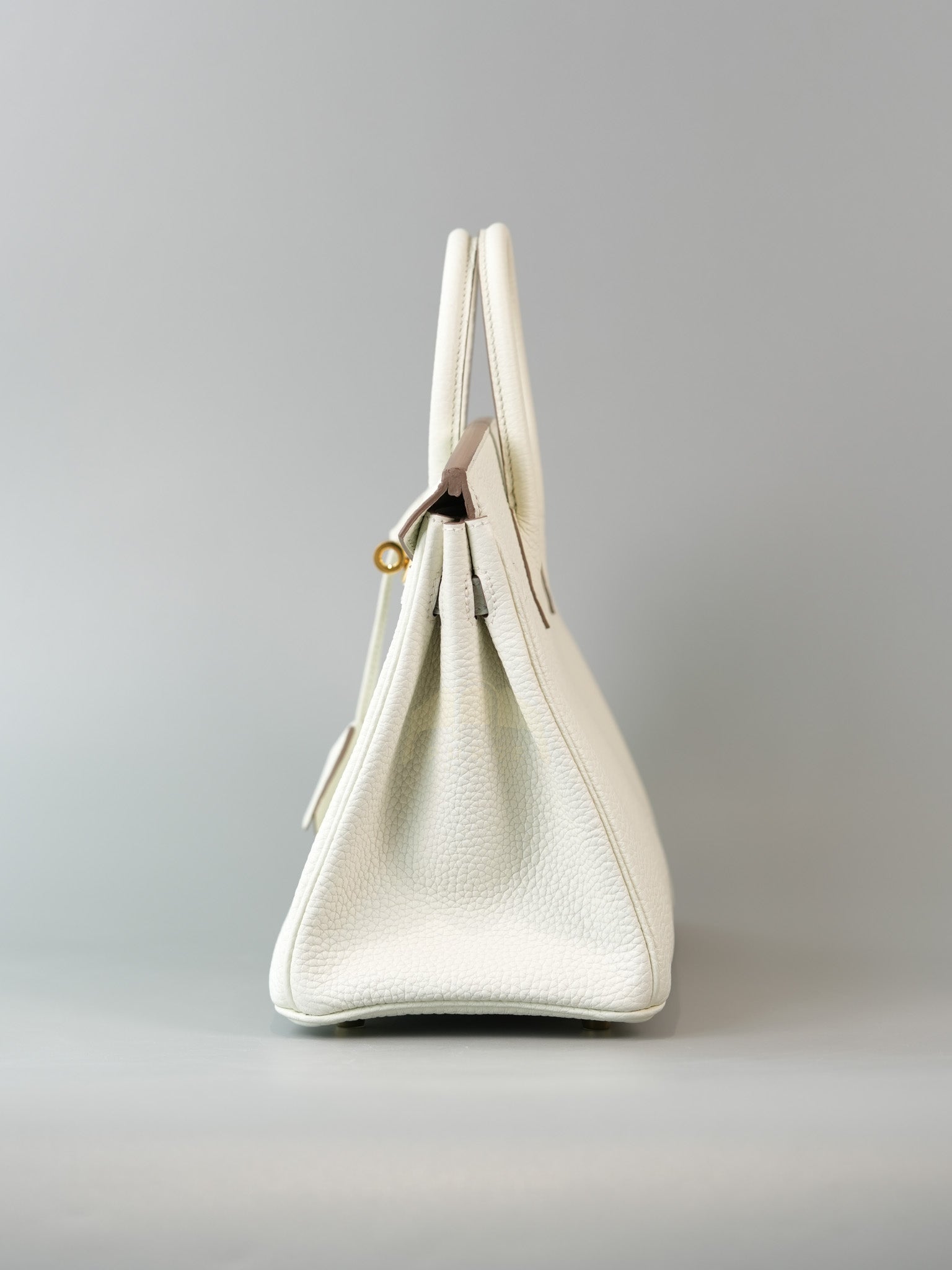 Birkin 25 Mushroom in Togo Leather and Gold Hardware Stamp B (2023) | Purse Maison Luxury Bags Shop