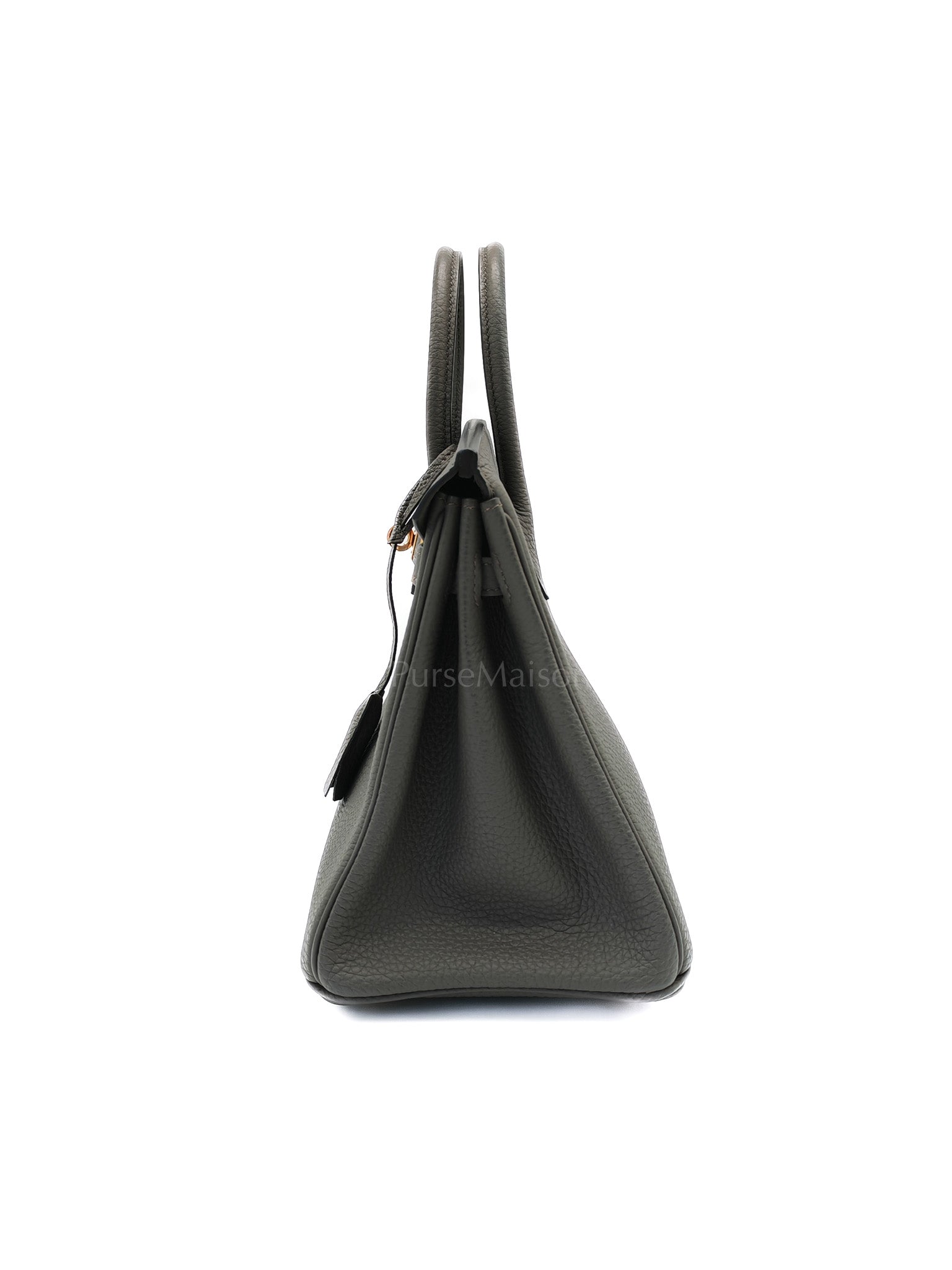 Birkin 25 Retourne Gris Etain in Togo Leather and Gold Hardware Stamp Y (2020) | Purse Maison Luxury Bags Shop