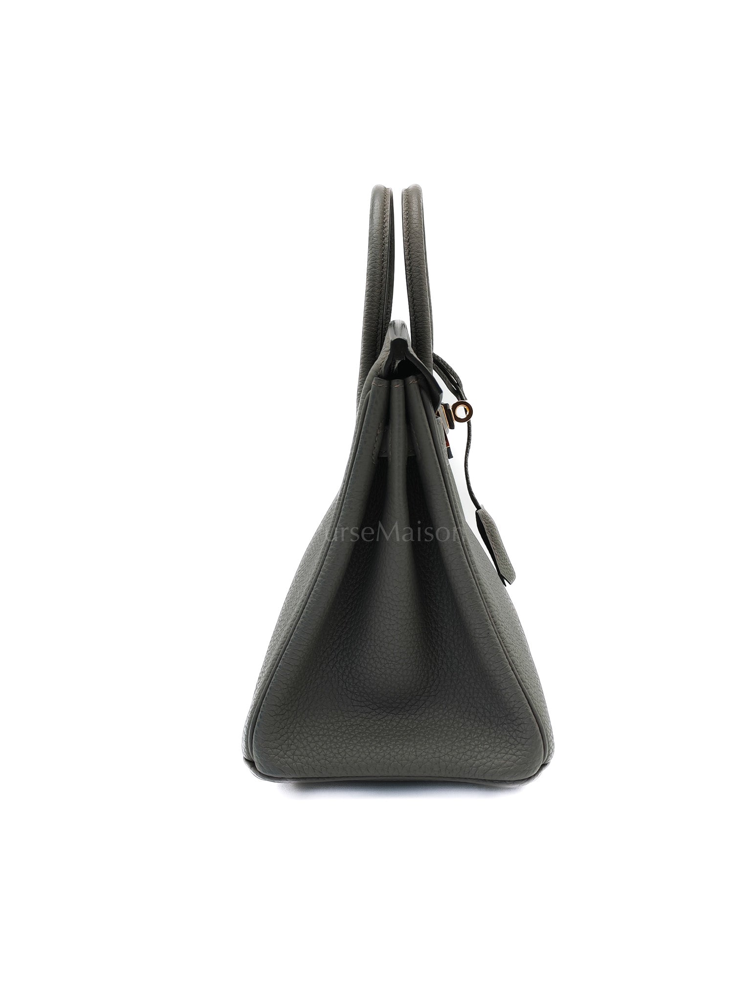 Birkin 25 Retourne Gris Etain in Togo Leather and Gold Hardware Stamp Y (2020) | Purse Maison Luxury Bags Shop