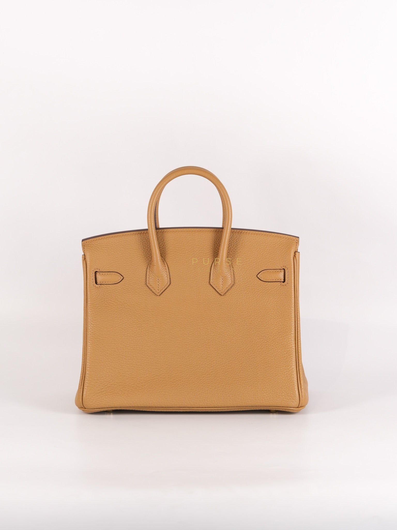 Birkin 25 Retourne in Biscuit Togo Leather and Gold Hardware Stamp U (2022) | Purse Maison Luxury Bags Shop