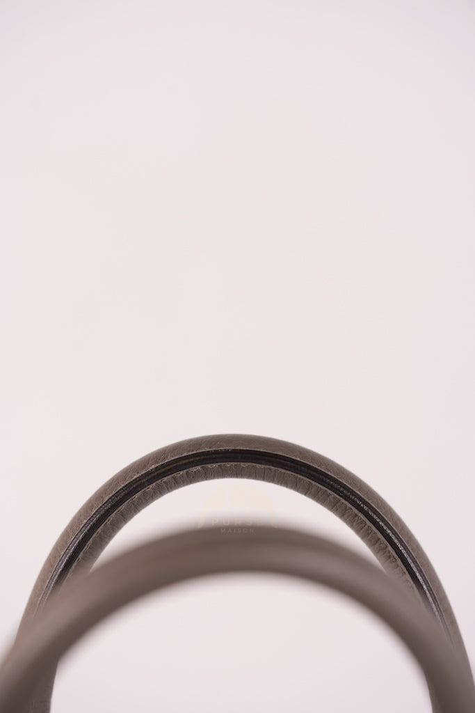 Birkin 25 Retourne in Etain Togo Leather and Gold Hardware Stamp D (2019) | Purse Maison Luxury Bags Shop