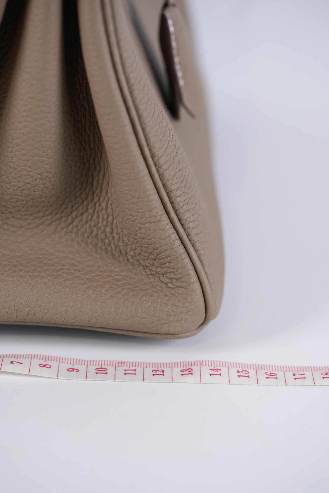 Birkin 25 Retourne in Etoupe Togo Leather and Gold Hardware Stamp W (2024) | Purse Maison Luxury Bags Shop