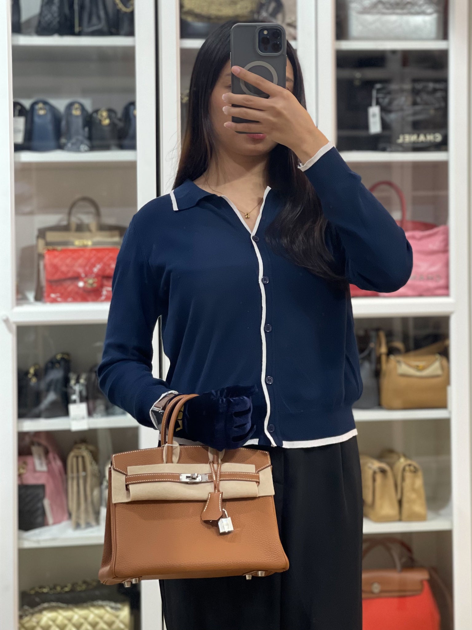 Birkin 25 Retourne in Gold Togo Leather and Palladium Hardware Stamp Y (2020) | Purse Maison Luxury Bags Shop