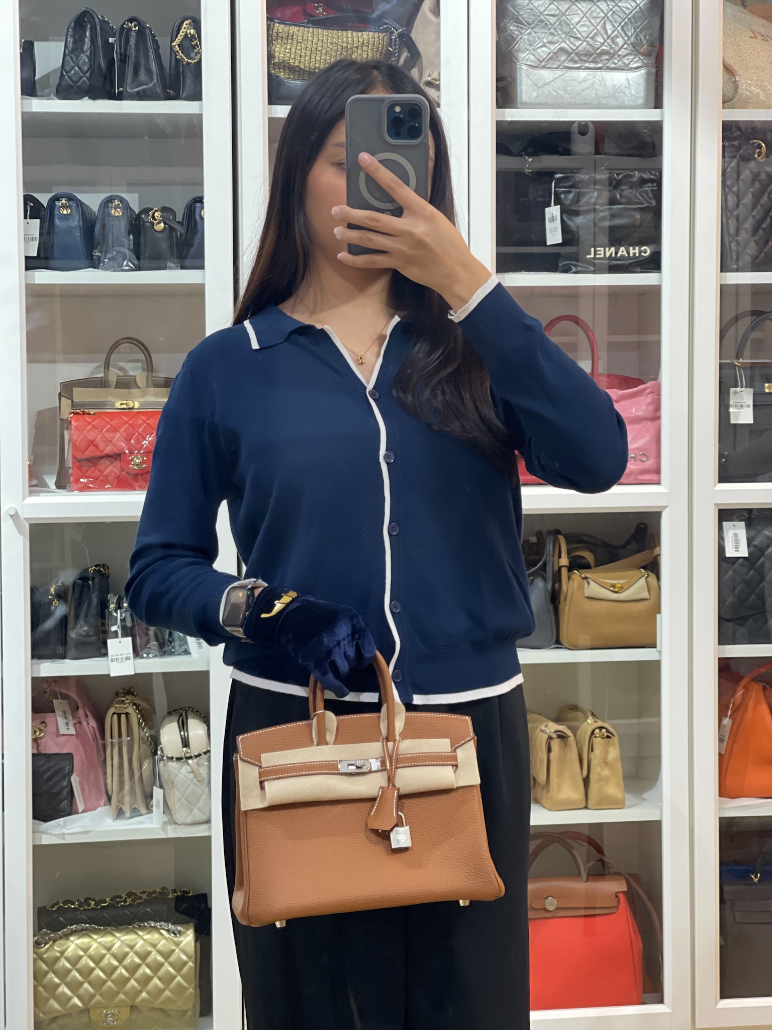 Birkin 25 Retourne in Gold Togo Leather and Palladium Hardware Stamp Y (2020) | Purse Maison Luxury Bags Shop