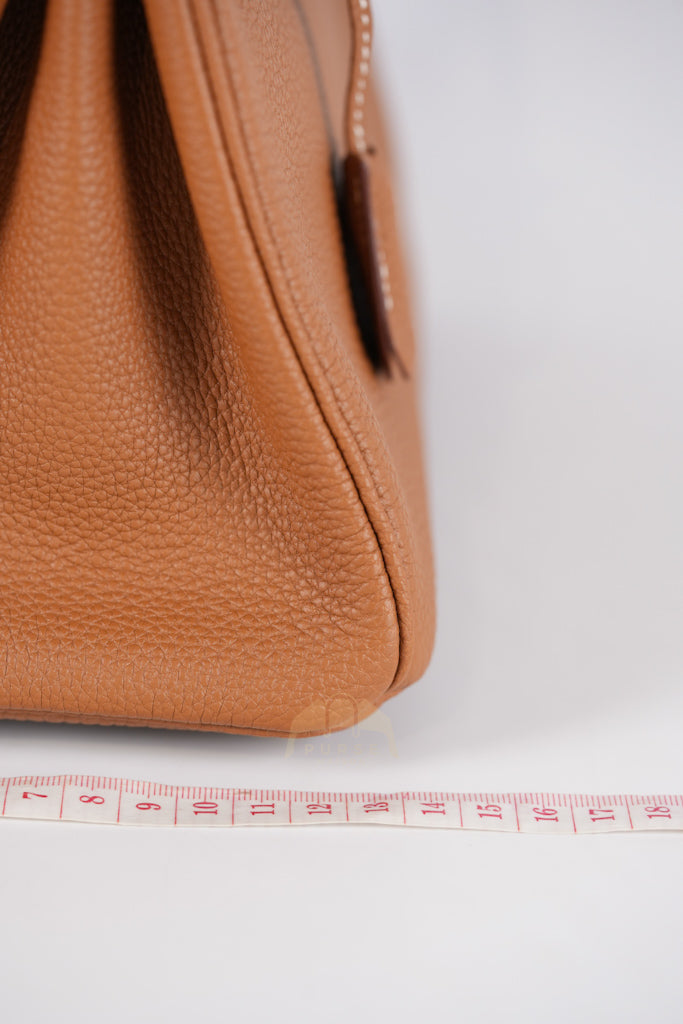 Birkin 25 Retourne in Gold Togo Leather & Gold Hardware Stamp K(2025) | Purse Maison Luxury Bags Shop