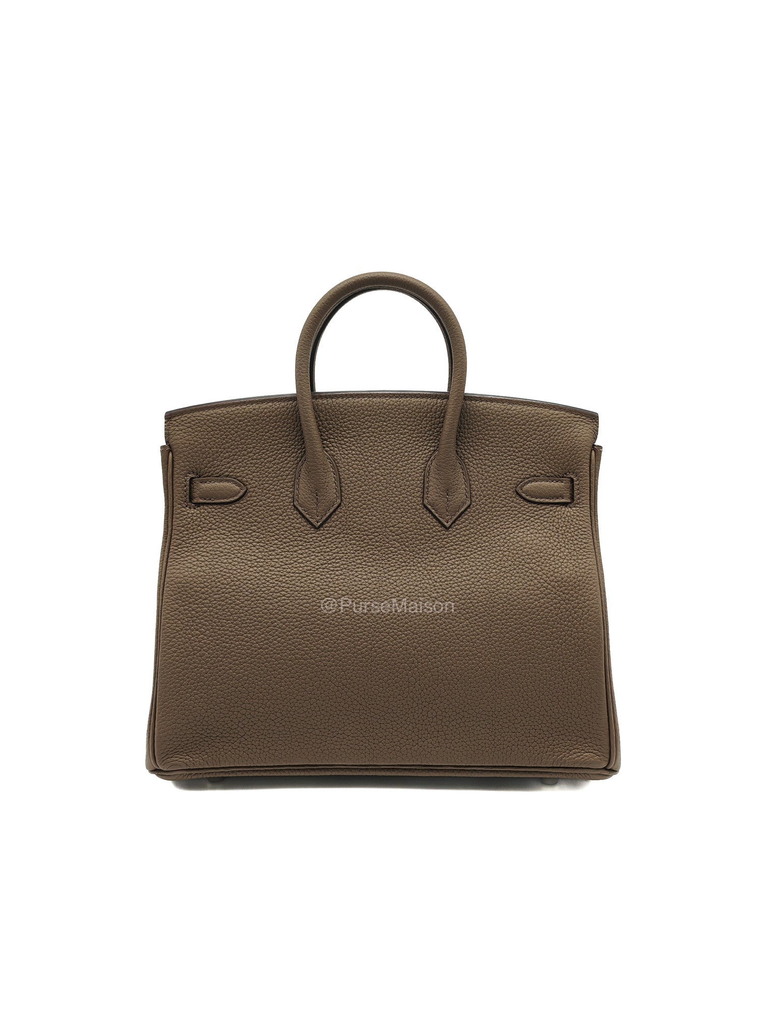Birkin 25 Retourne in Toundra Togo Leather Palladium Hardware Stamp B(2023) | Purse Maison Luxury Bags Shop