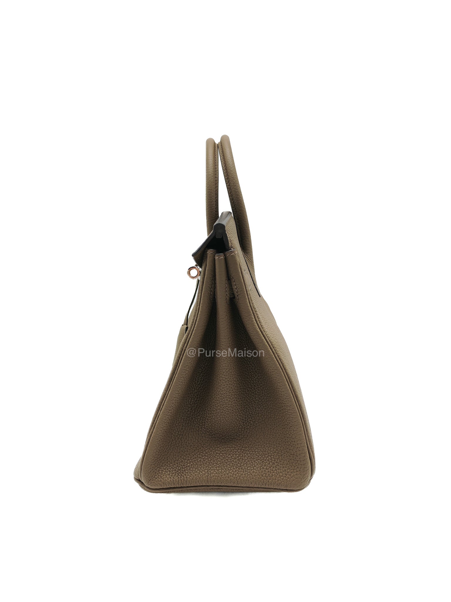 Birkin 25 Retourne in Toundra Togo Leather Palladium Hardware Stamp B(2023) | Purse Maison Luxury Bags Shop