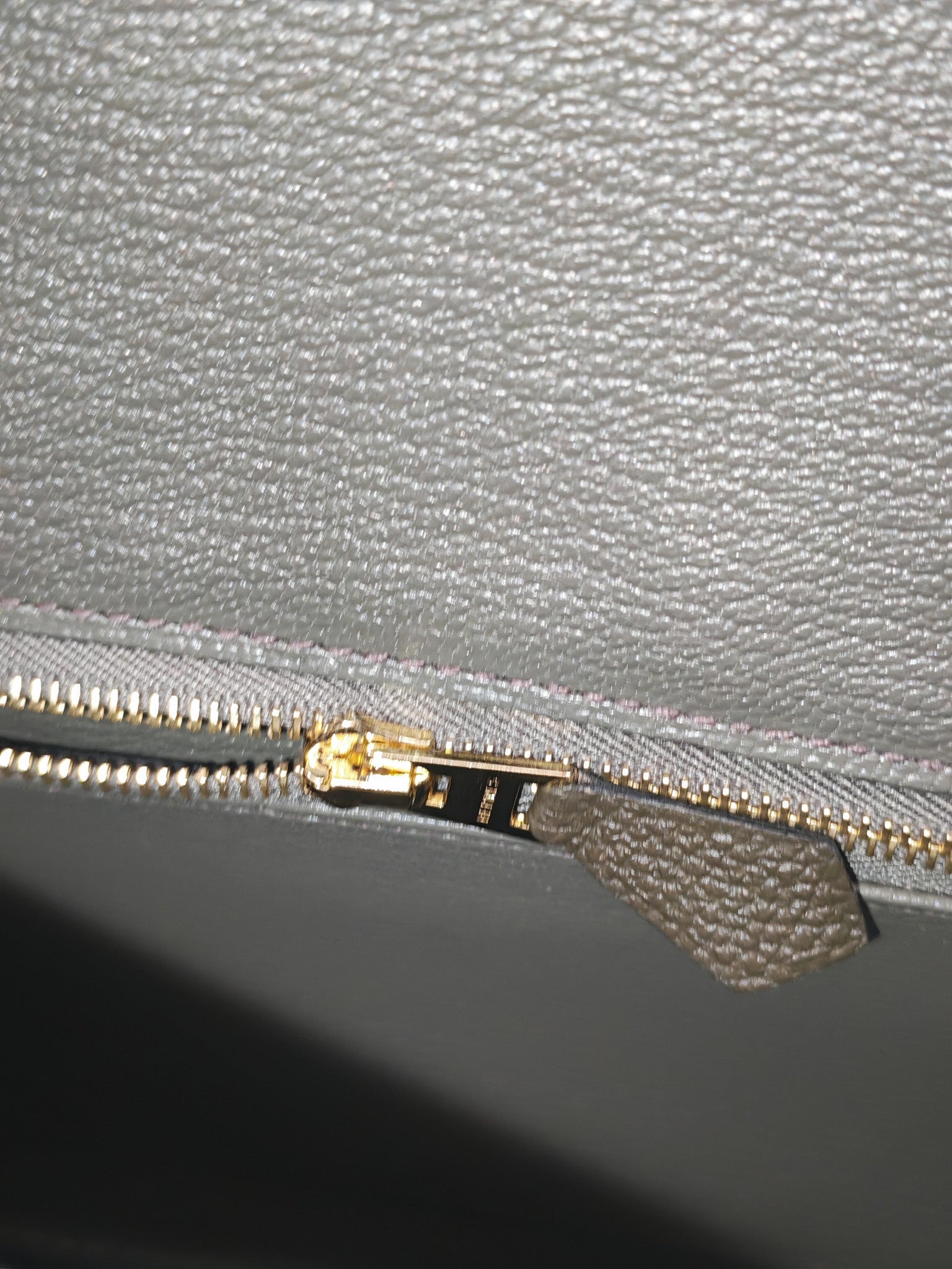 Birkin 25 Retourne in Vert de Gris Togo Leather & Gold Hardware Stamp Y (2020) | Purse Maison Luxury Bags Shop