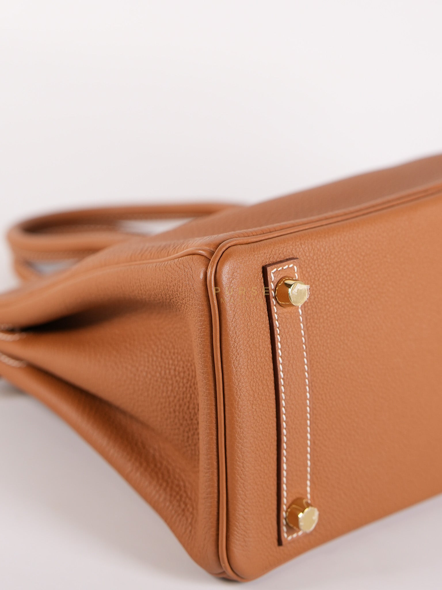 Birkin 25 Retrourne in Gold Togo Leather and Gold Hardware Stamp B (2023) | Purse Maison Luxury Bags Shop