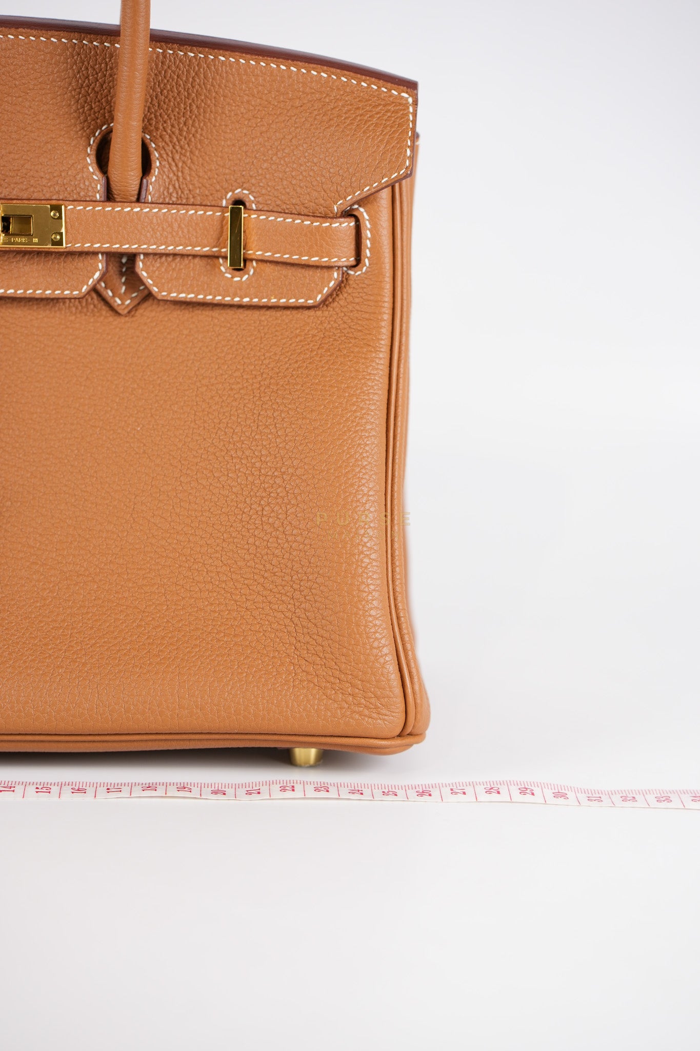 Birkin 25 Retrourne in Gold Togo Leather and Gold Hardware Stamp B (2023) | Purse Maison Luxury Bags Shop
