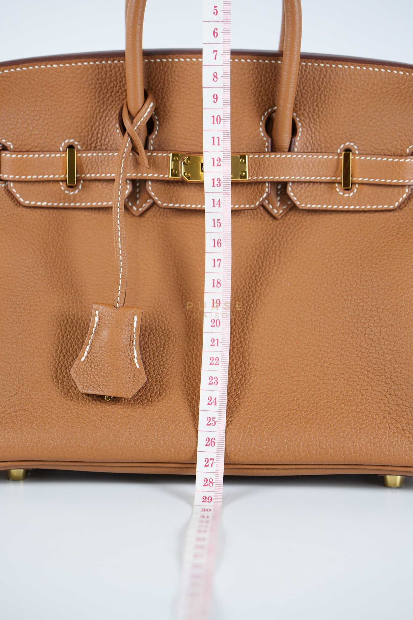 Birkin 25 Retrourne in Gold Togo Leather and Gold Hardware Stamp B (2023) | Purse Maison Luxury Bags Shop