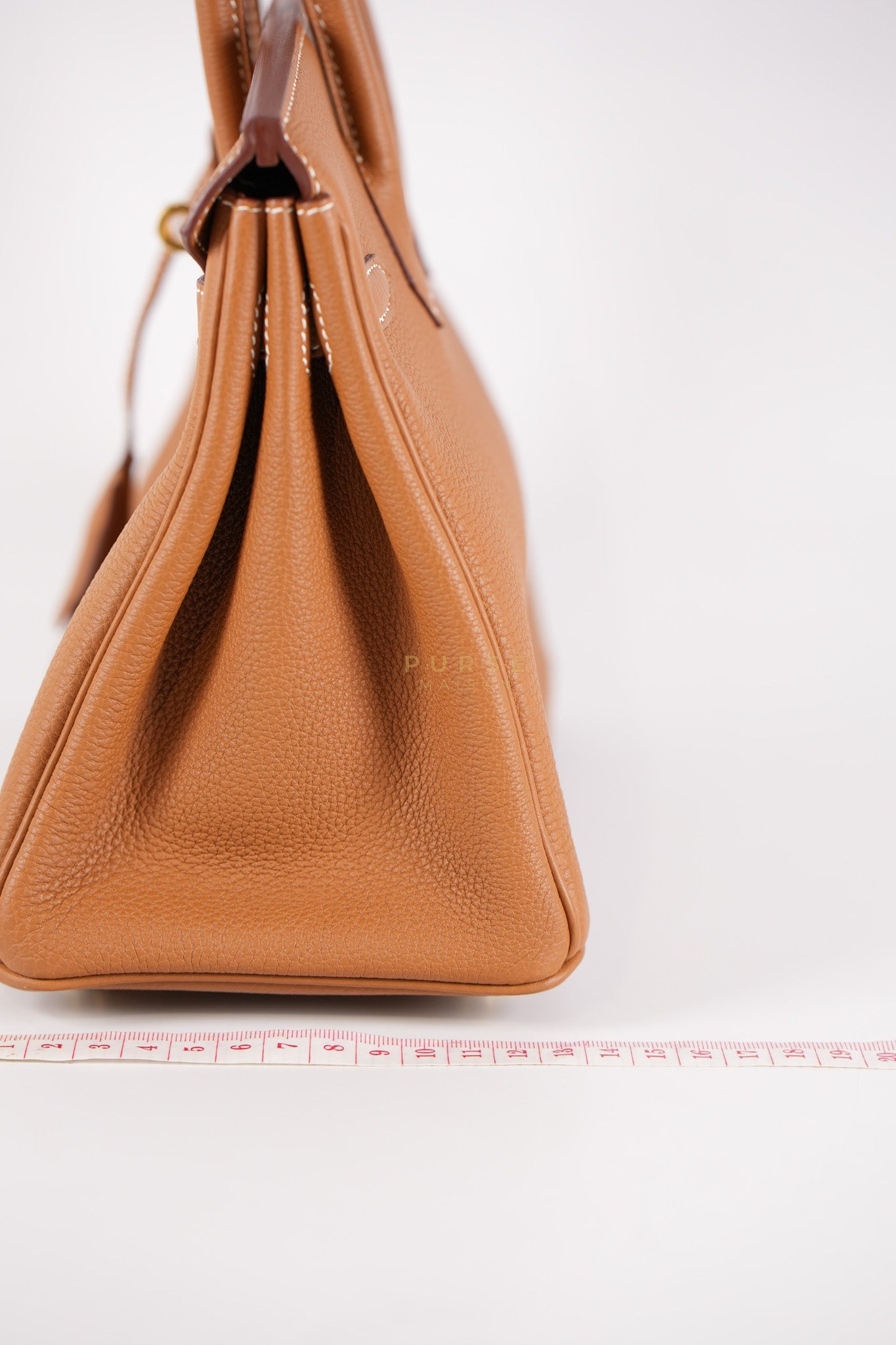 Birkin 25 Retrourne in Gold Togo Leather and Gold Hardware Stamp B (2023) | Purse Maison Luxury Bags Shop