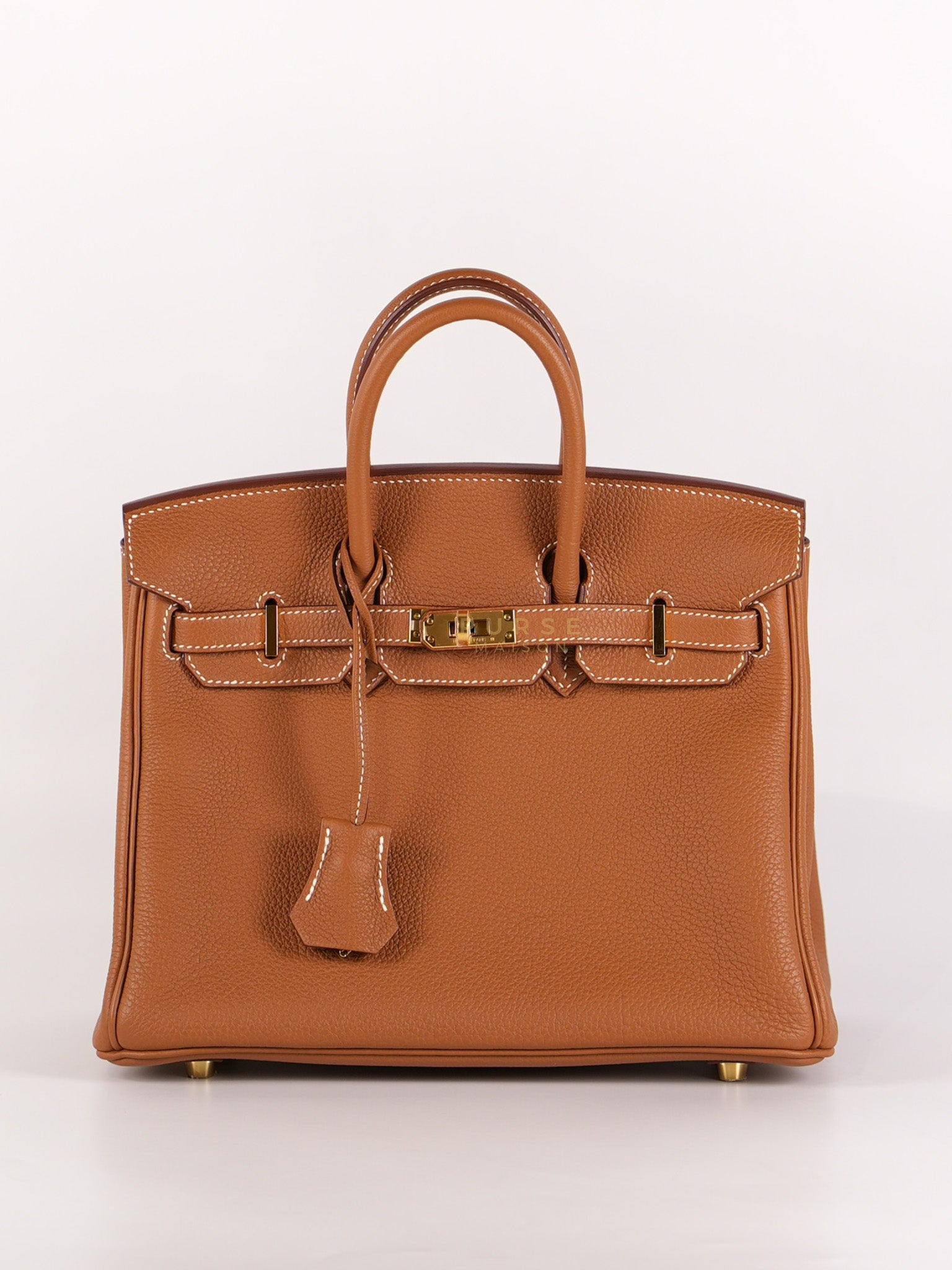 Birkin 25 Retrourne in Gold Togo Leather and Gold Hardware Stamp B (2023) | Purse Maison Luxury Bags Shop