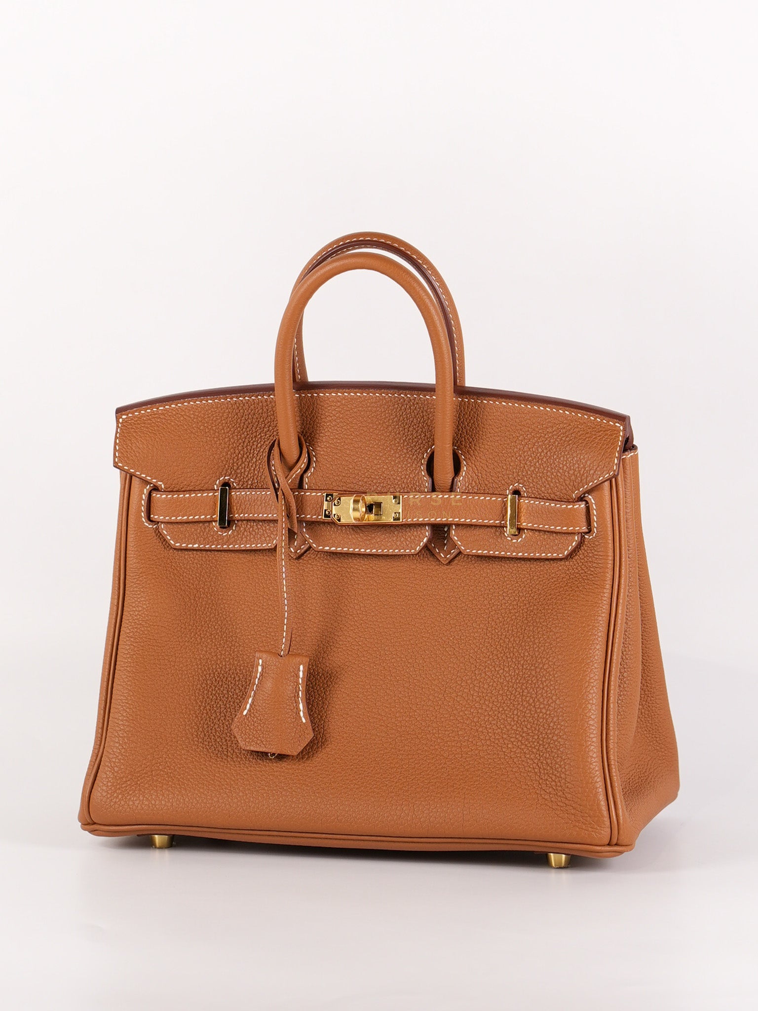 Birkin 25 Retrourne in Gold Togo Leather and Gold Hardware Stamp B (2023) | Purse Maison Luxury Bags Shop