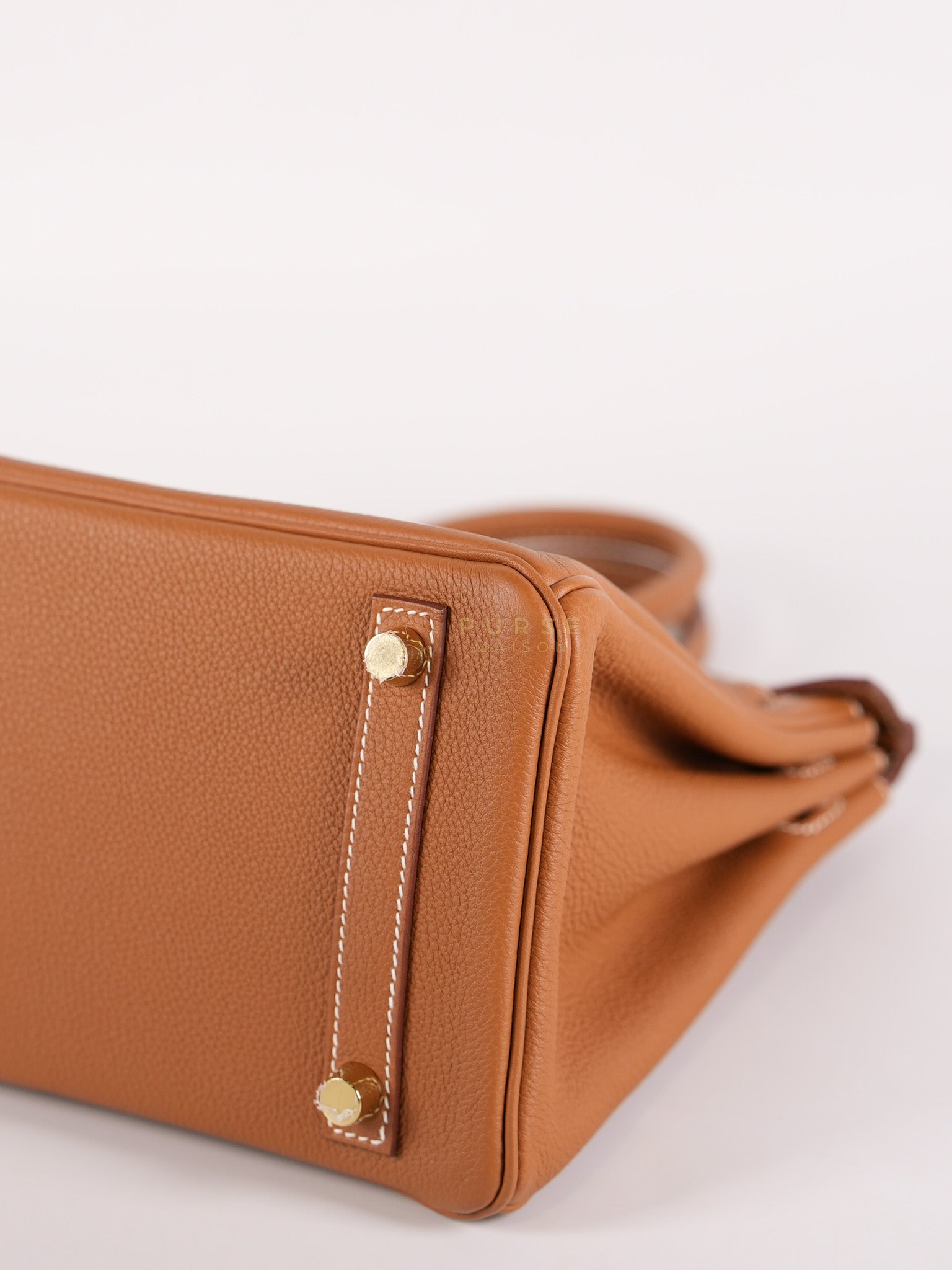 Birkin 25 Retrourne in Gold Togo Leather and Gold Hardware Stamp B (2023) | Purse Maison Luxury Bags Shop