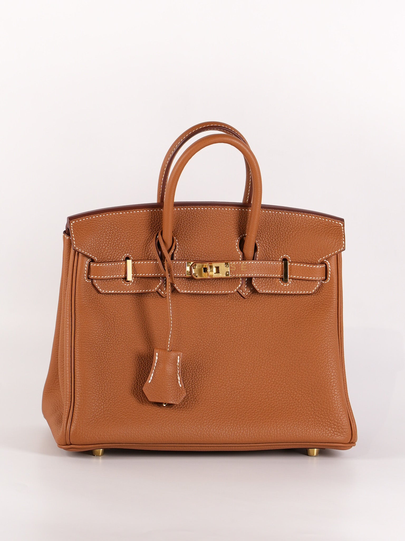 Birkin 25 Retrourne in Gold Togo Leather and Gold Hardware Stamp B (2023) | Purse Maison Luxury Bags Shop