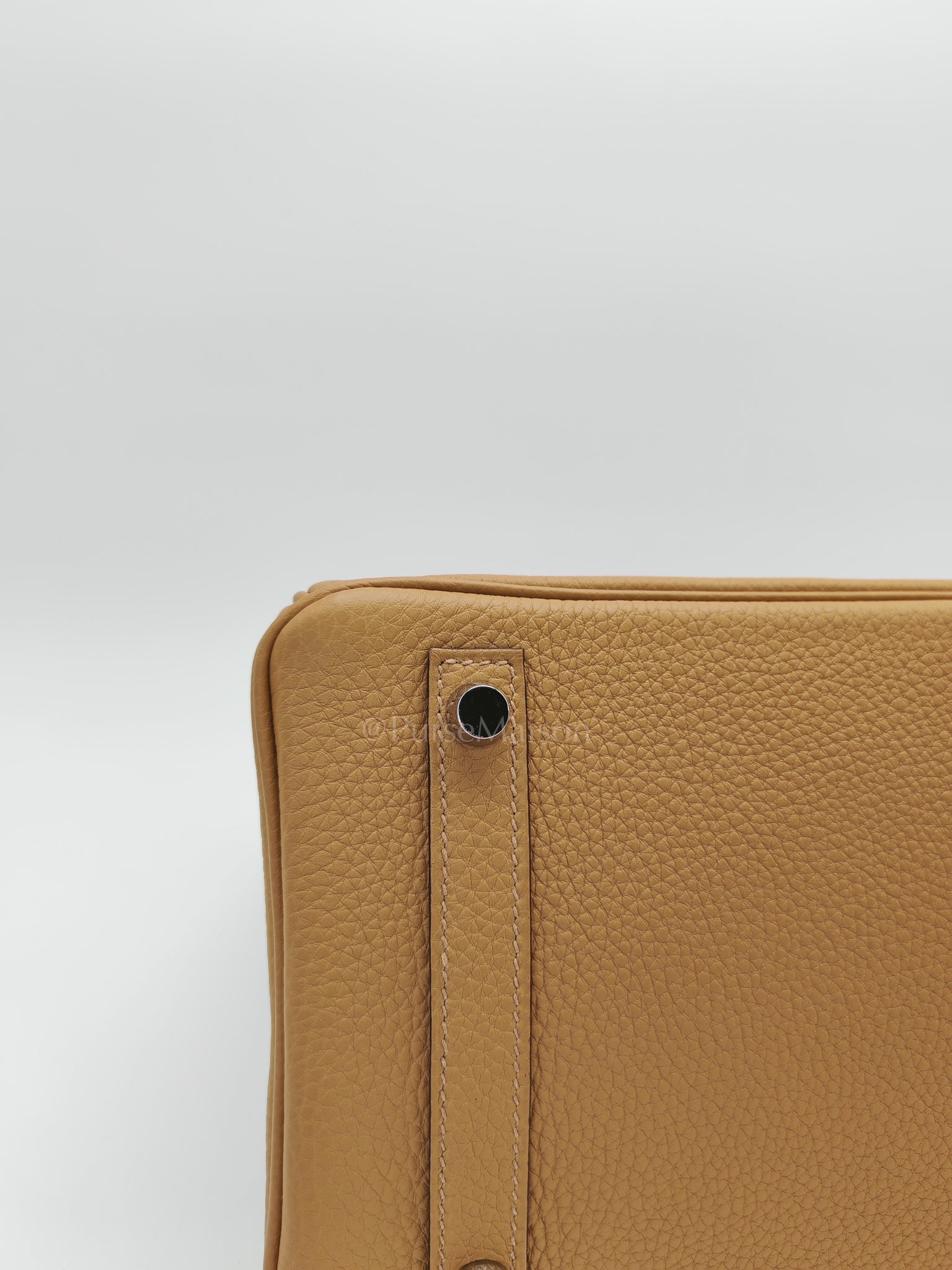 Birkin 30 3 En 1 in Togo Leather/Toile Goeland/Veau Swift in Biscuit/Jaune Citron Stamp U (2022) | Purse Maison Luxury Bags Shop