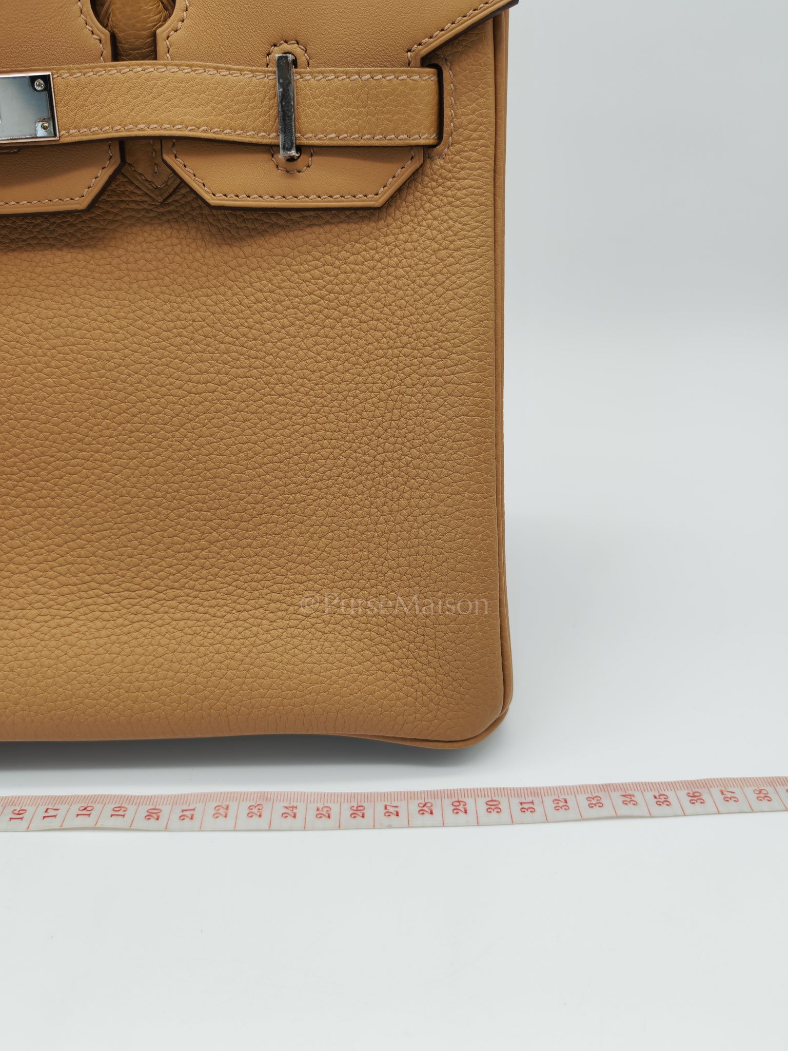 Birkin 30 3 En 1 in Togo Leather/Toile Goeland/Veau Swift in Biscuit/Jaune Citron Stamp U (2022) | Purse Maison Luxury Bags Shop