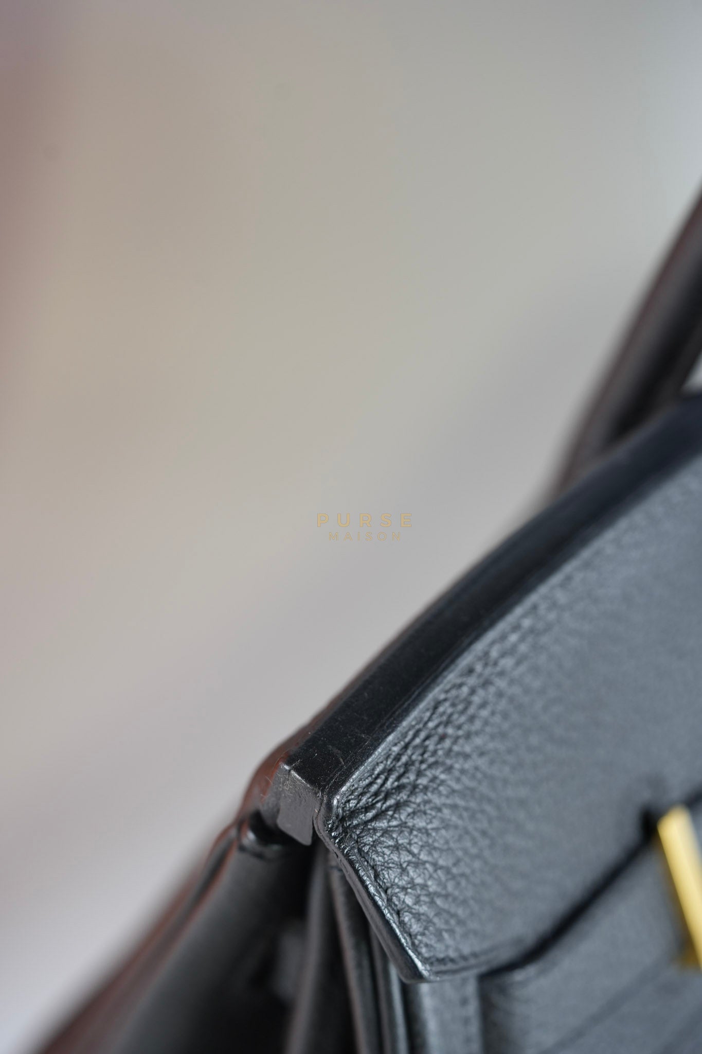 Birkin 30 Black Togo Leather in Gold Hardware Stamp A (2017) | Purse Maison Luxury Bags Shop