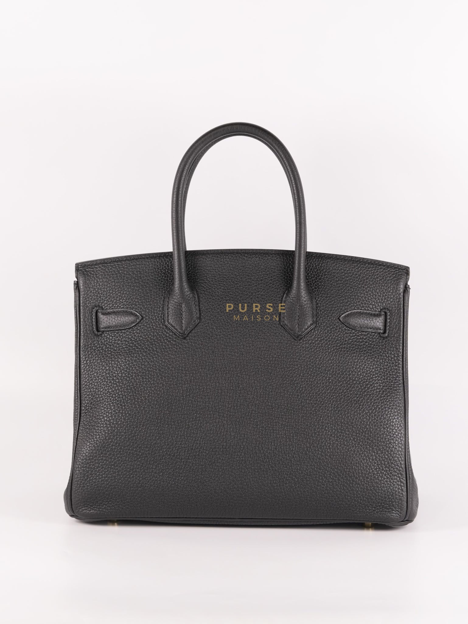 Birkin 30 Black Togo Leather in Gold Hardware Stamp A (2017) | Purse Maison Luxury Bags Shop