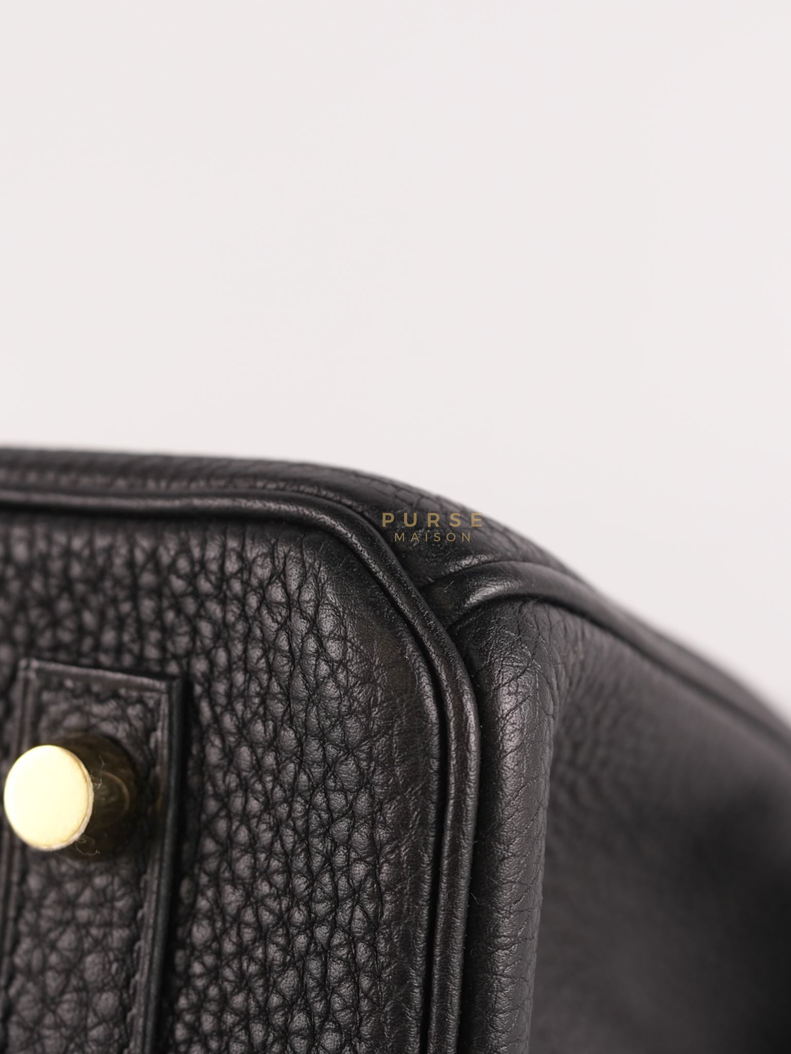 Birkin 30 Black Togo Leather in Gold Hardware Stamp A (2017) | Purse Maison Luxury Bags Shop