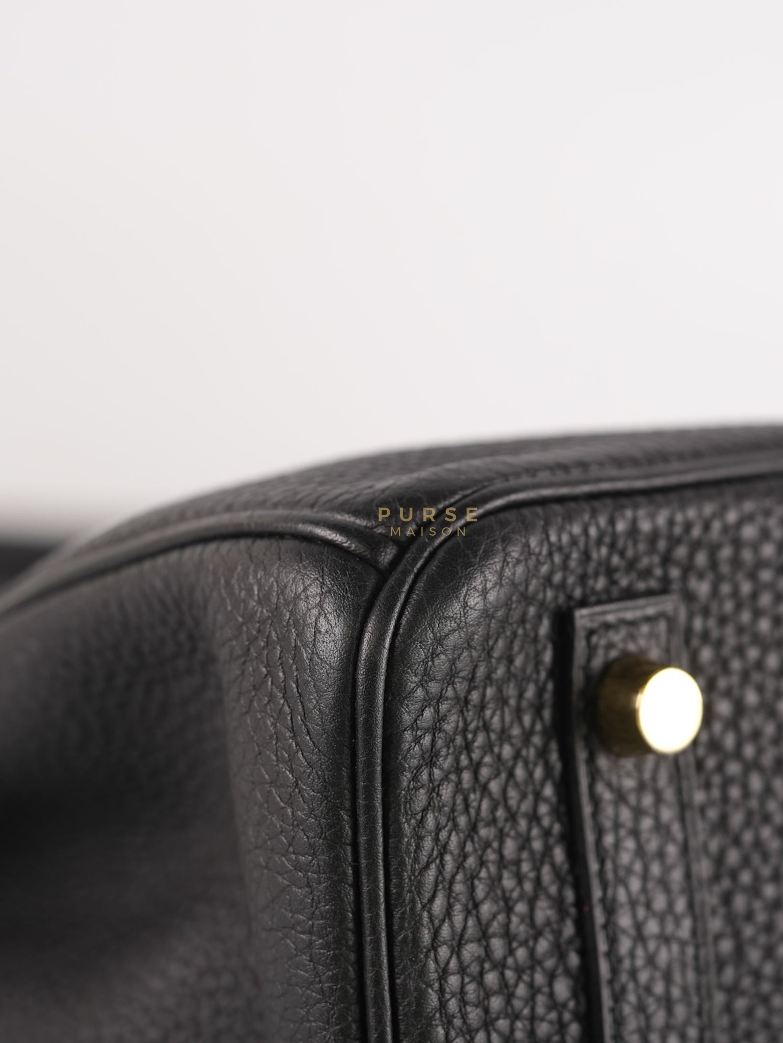 Birkin 30 Black Togo Leather in Gold Hardware Stamp A (2017) | Purse Maison Luxury Bags Shop