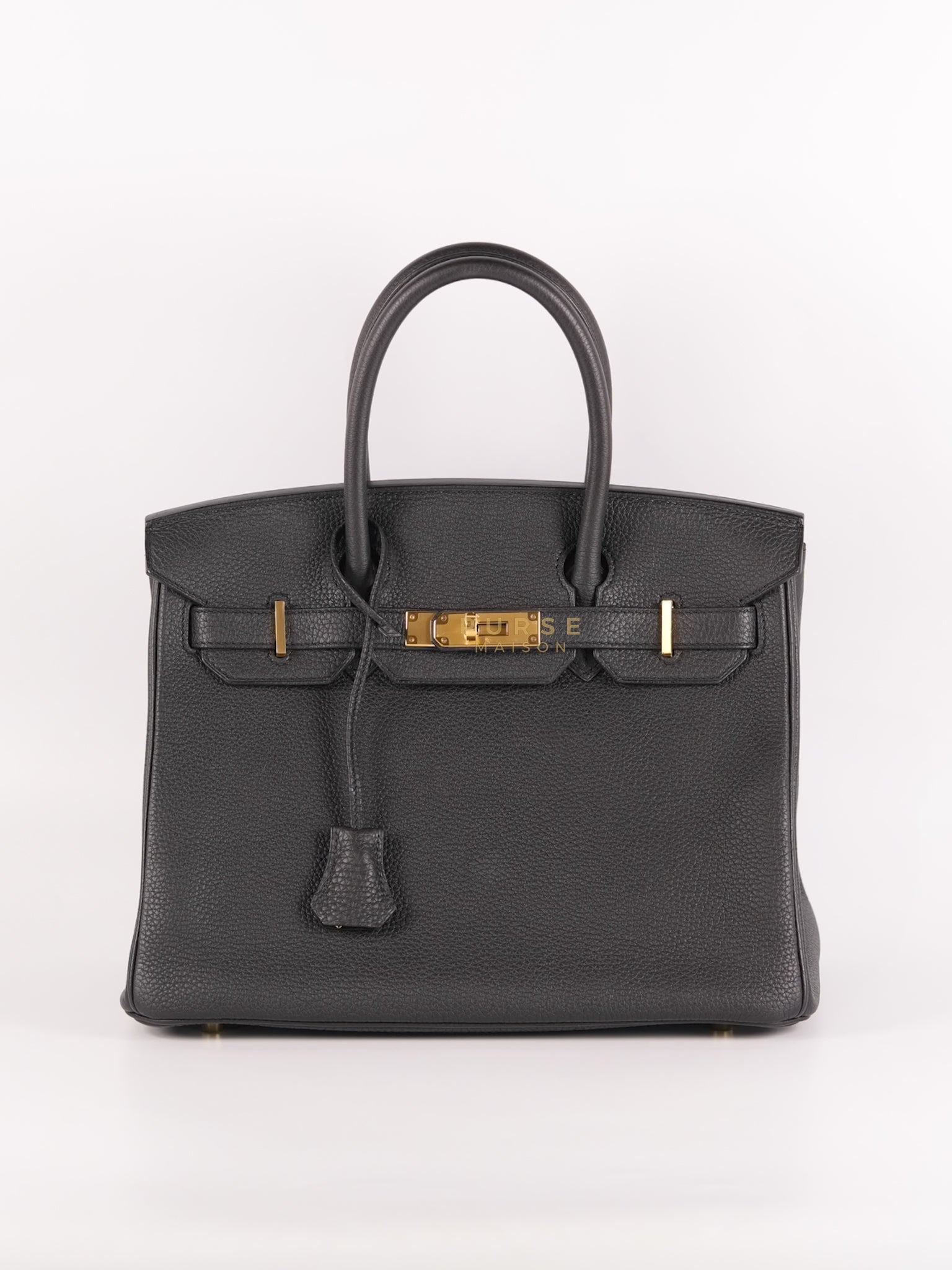 Birkin 30 Black Togo Leather in Gold Hardware Stamp A (2017) | Purse Maison Luxury Bags Shop