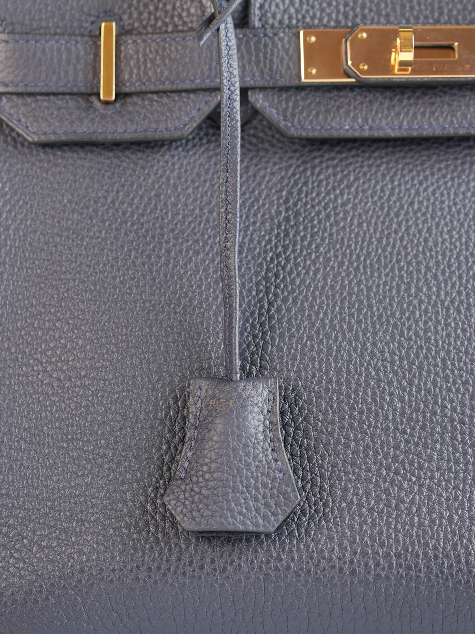 Birkin 30 Bleu Nuit Togo Leather Rose Gold Hardware Stamp A(2017) | Purse Maison Luxury Bags Shop