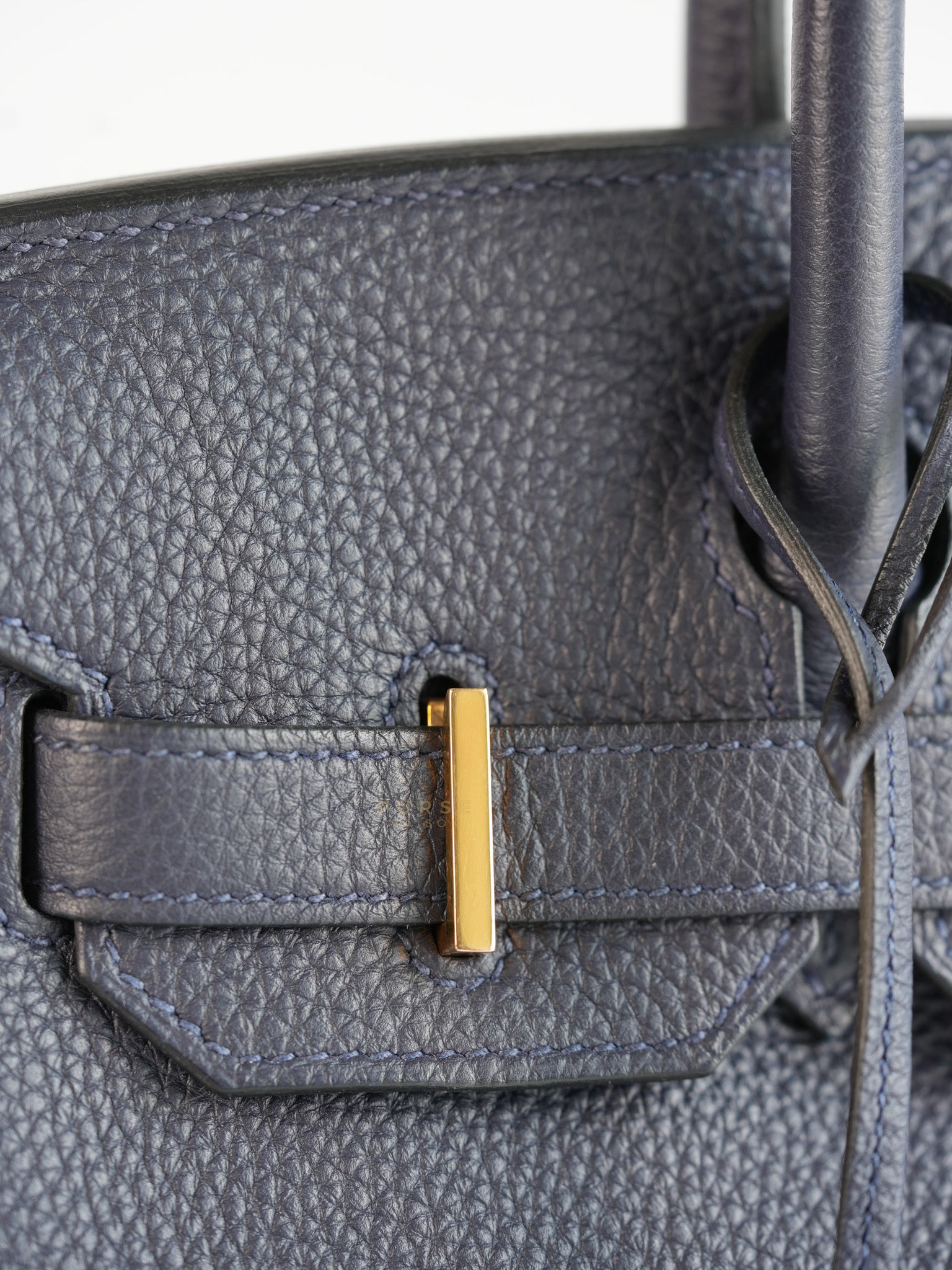 Birkin 30 Bleu Nuit Togo Leather Rose Gold Hardware Stamp A(2017) | Purse Maison Luxury Bags Shop
