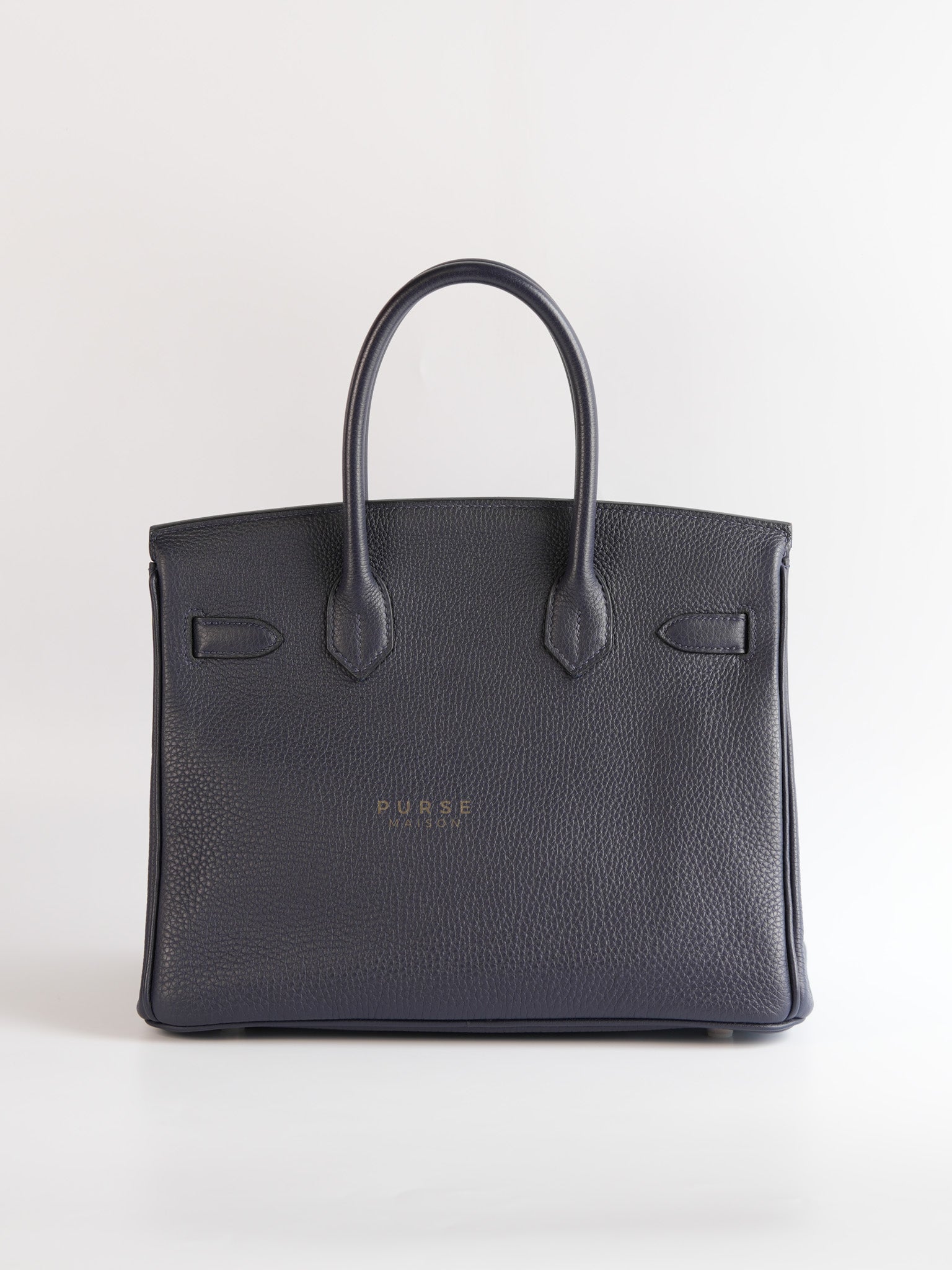 Birkin 30 Bleu Nuit Togo Leather Rose Gold Hardware Stamp A(2017) | Purse Maison Luxury Bags Shop