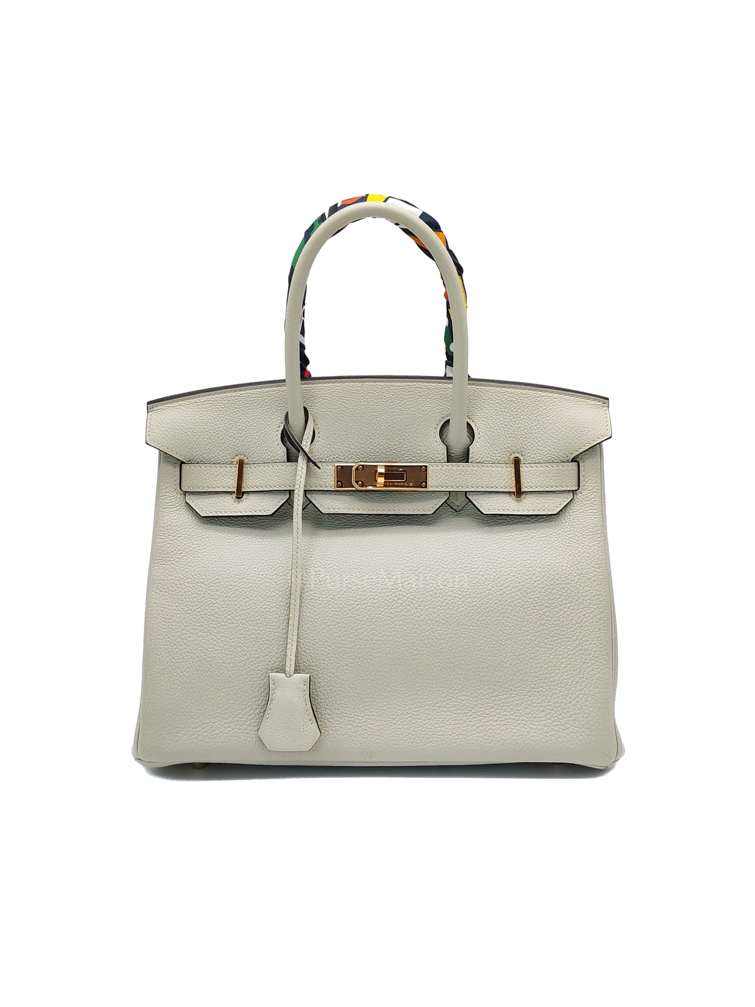 Birkin 30 Gris Neve Togo Leather in Gold Hardware Stamp B(2023) | Purse Maison Luxury Bags Shop