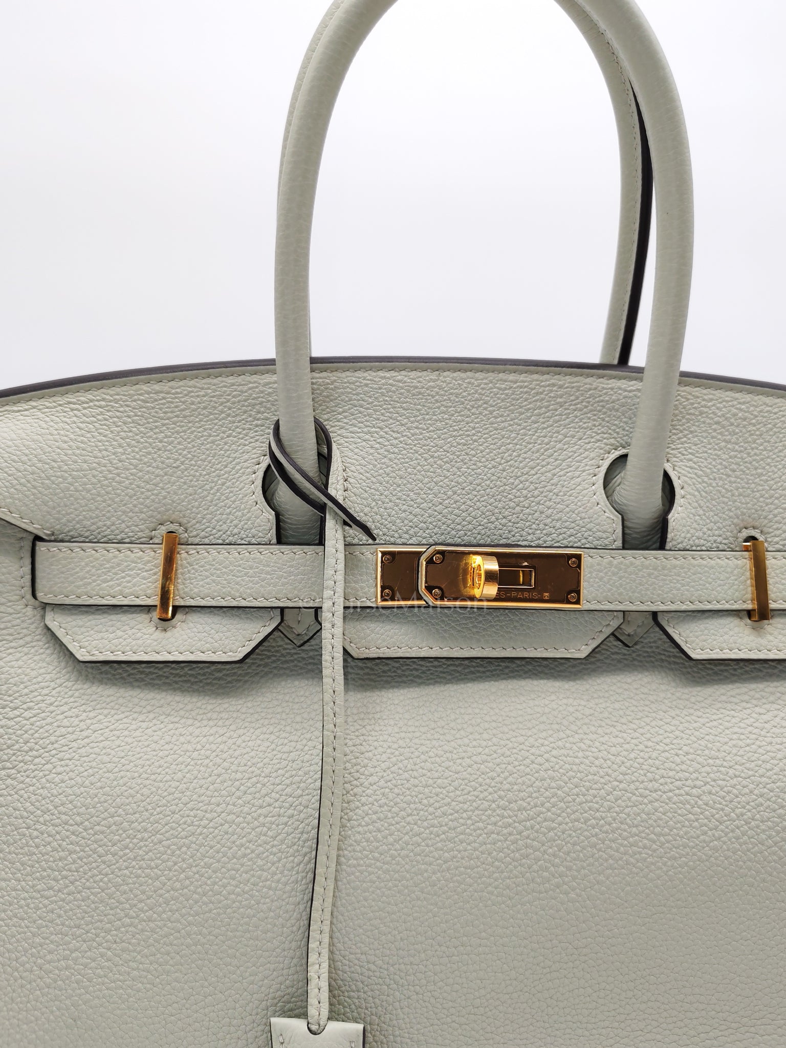 Birkin 30 Gris Neve Togo Leather in Gold Hardware Stamp B(2023) | Purse Maison Luxury Bags Shop