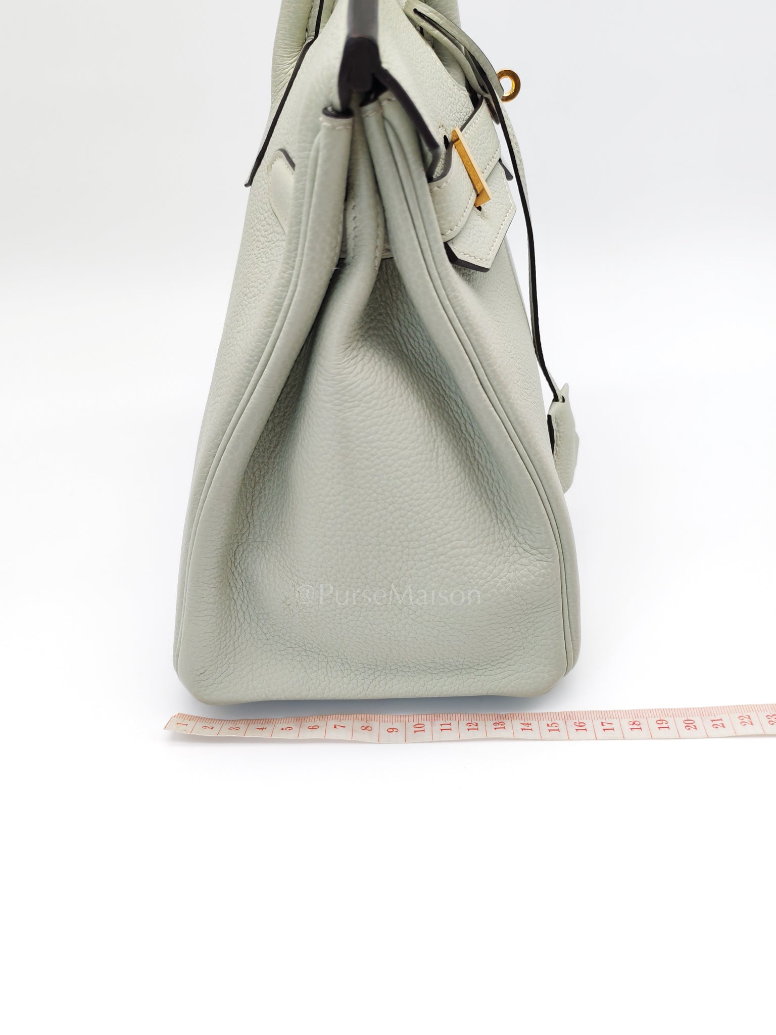 Birkin 30 Gris Neve Togo Leather in Gold Hardware Stamp B(2023) | Purse Maison Luxury Bags Shop