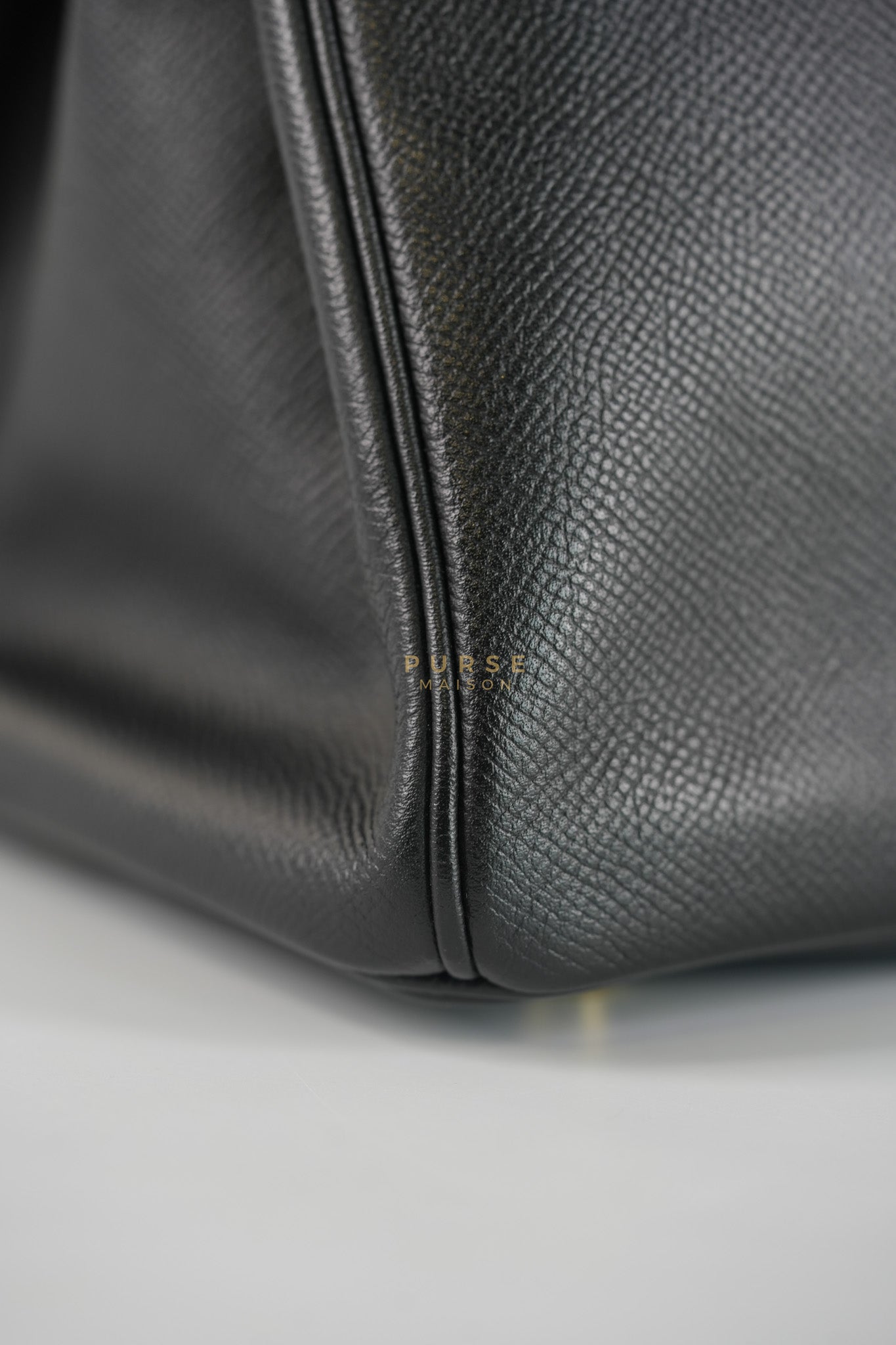 Birkin 30 in Black Epsom Leather and Gold Hardware Stamp A (2017) | Purse Maison Luxury Bags Shop