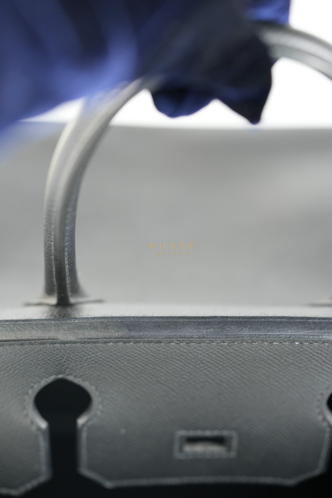 Birkin 30 in Black Epsom Leather and Gold Hardware Stamp A (2017) | Purse Maison Luxury Bags Shop