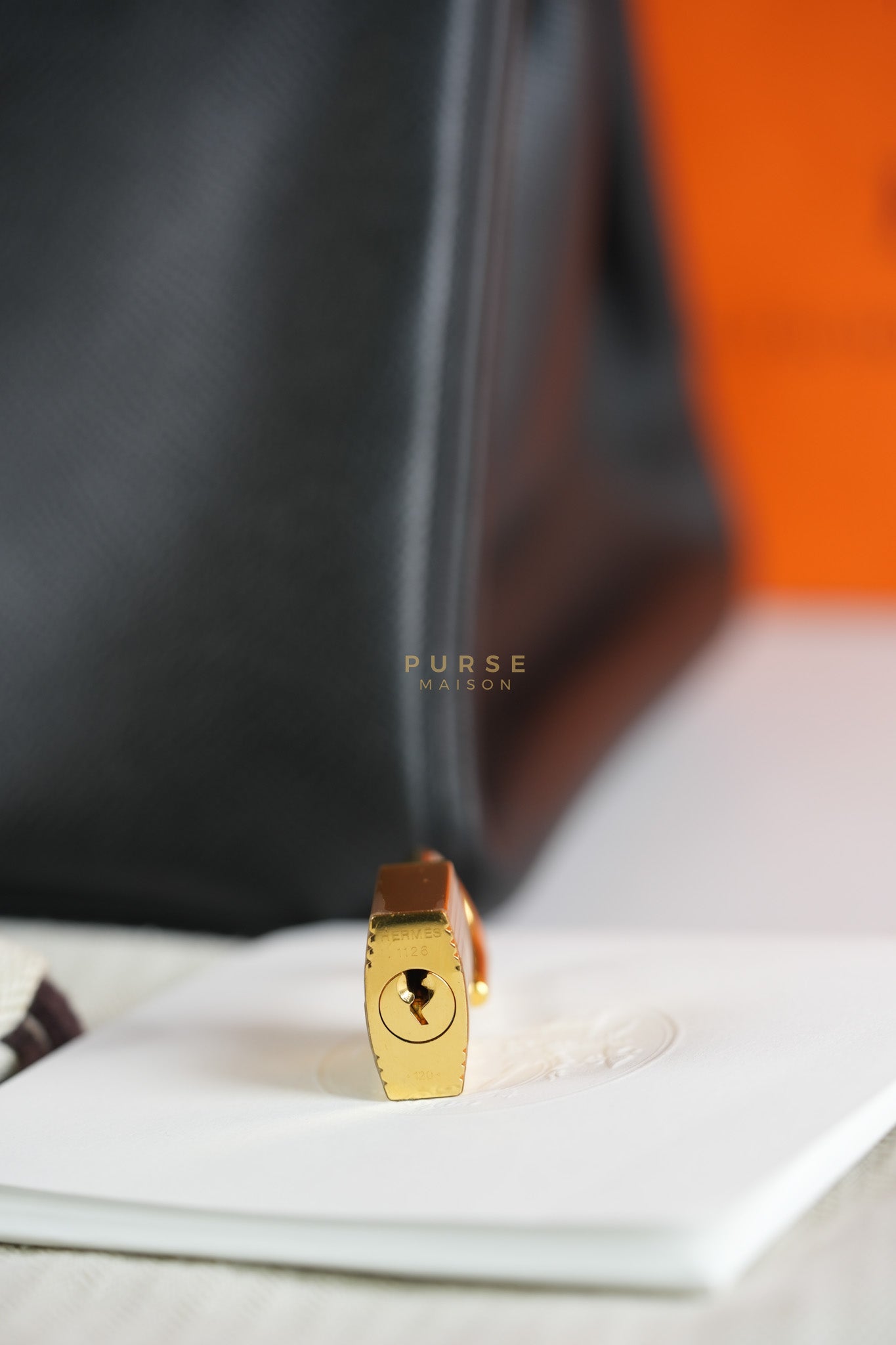 Birkin 30 in Black Epsom Leather and Gold Hardware Stamp A (2017) | Purse Maison Luxury Bags Shop