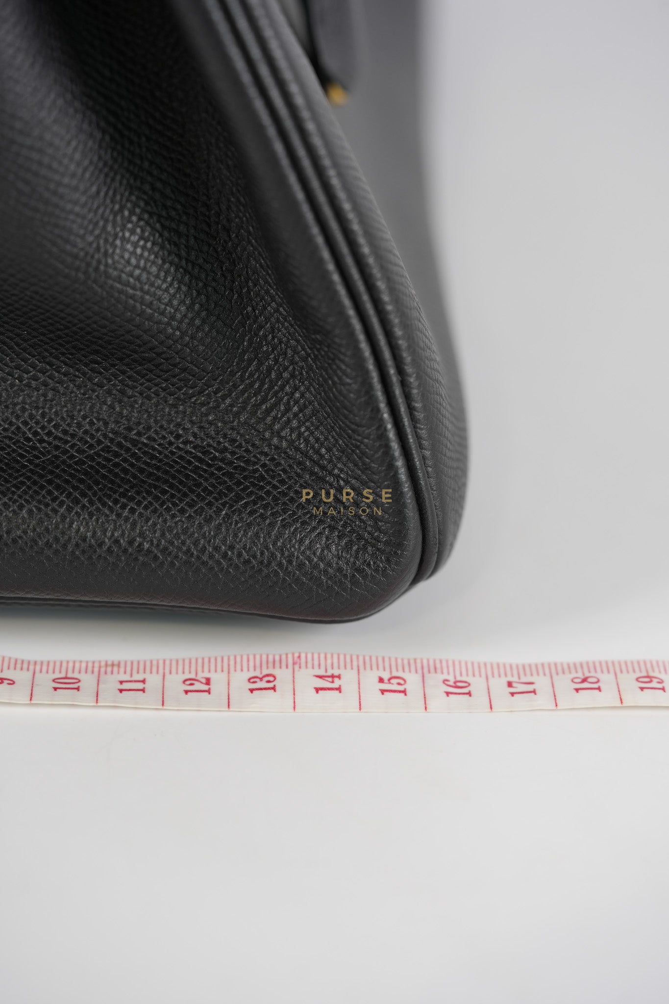 Birkin 30 in Black Epsom Leather and Gold Hardware Stamp A (2017) | Purse Maison Luxury Bags Shop