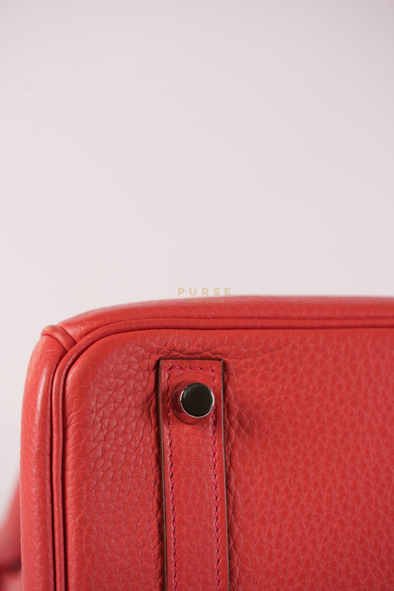 Birkin 30 in Bougainvillier Clemence Leather Palladium Hardware Stamp N Square (2010) | Purse Maison Luxury Bags Shop