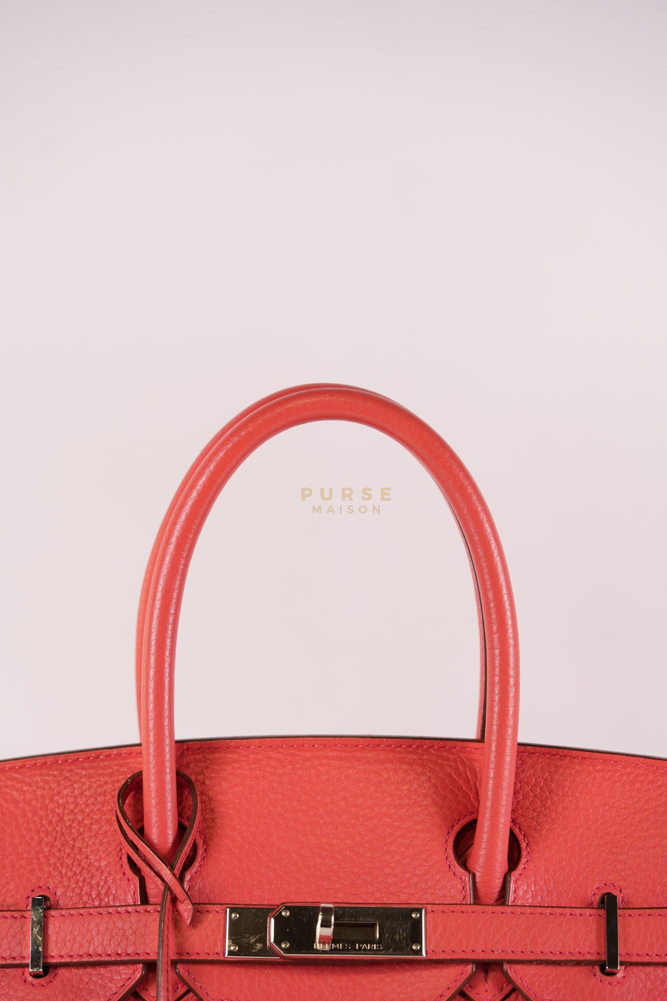 Birkin 30 in Bougainvillier Clemence Leather Palladium Hardware Stamp N Square (2010) | Purse Maison Luxury Bags Shop