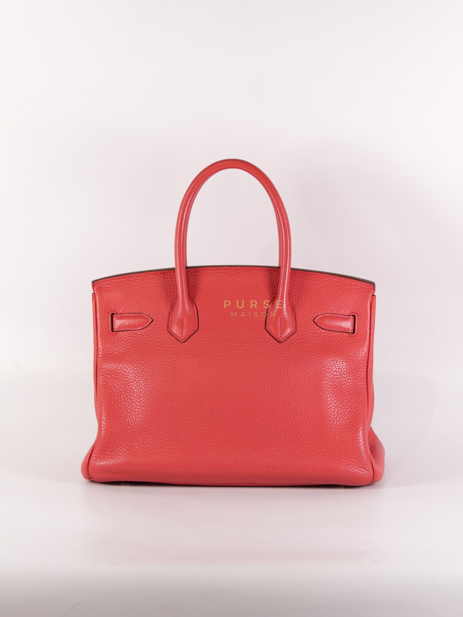 Birkin 30 in Bougainvillier Clemence Leather Palladium Hardware Stamp N Square (2010) | Purse Maison Luxury Bags Shop
