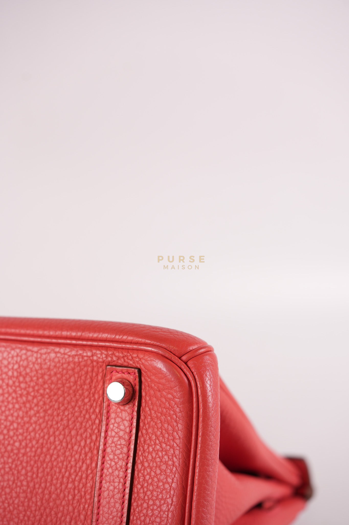 Birkin 30 in Bougainvillier Clemence Leather Palladium Hardware Stamp N Square (2010) | Purse Maison Luxury Bags Shop