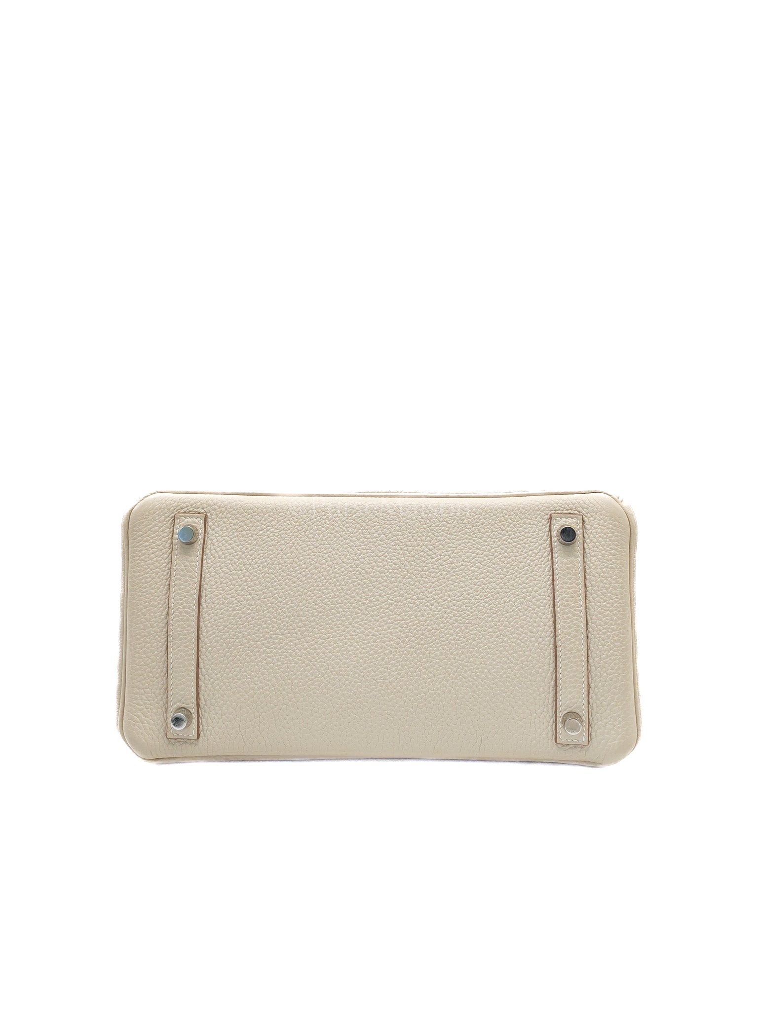 Birkin 30 in Craie Togo Leather Palladium Hardware Stamp C(2018) w/ Free Twilly | Purse Maison Luxury Bags Shop