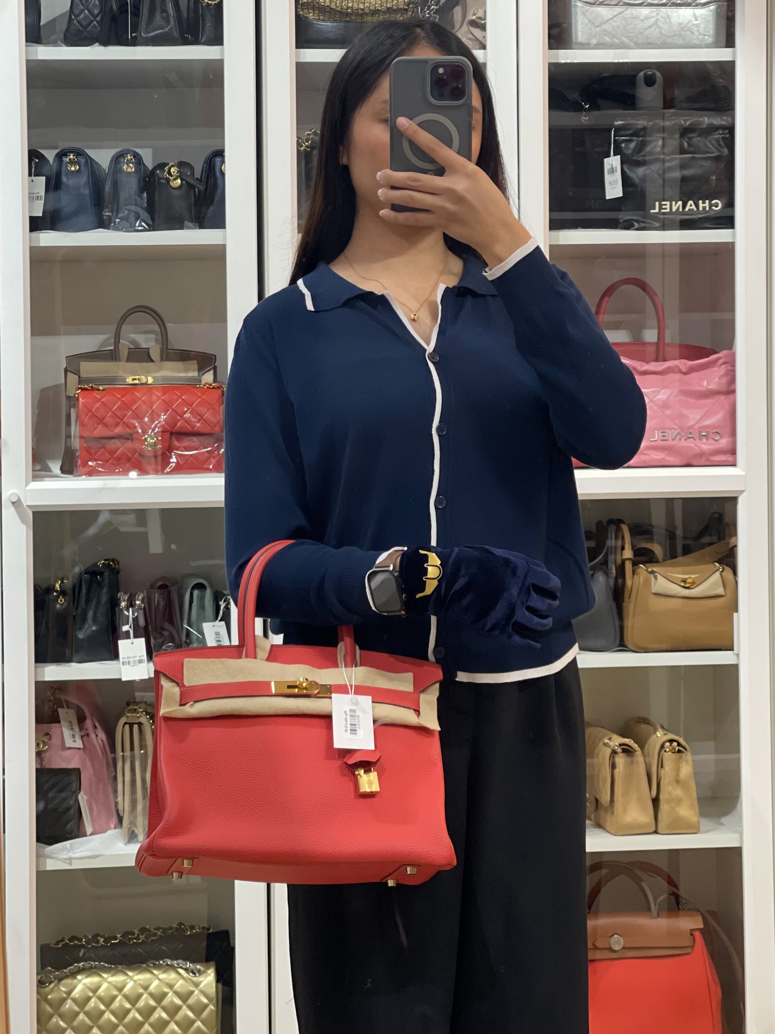 Birkin 30 in Rose Jaipur Togo Leather Gold Hardware Stamp R Square(2014) | Purse Maison Luxury Bags Shop