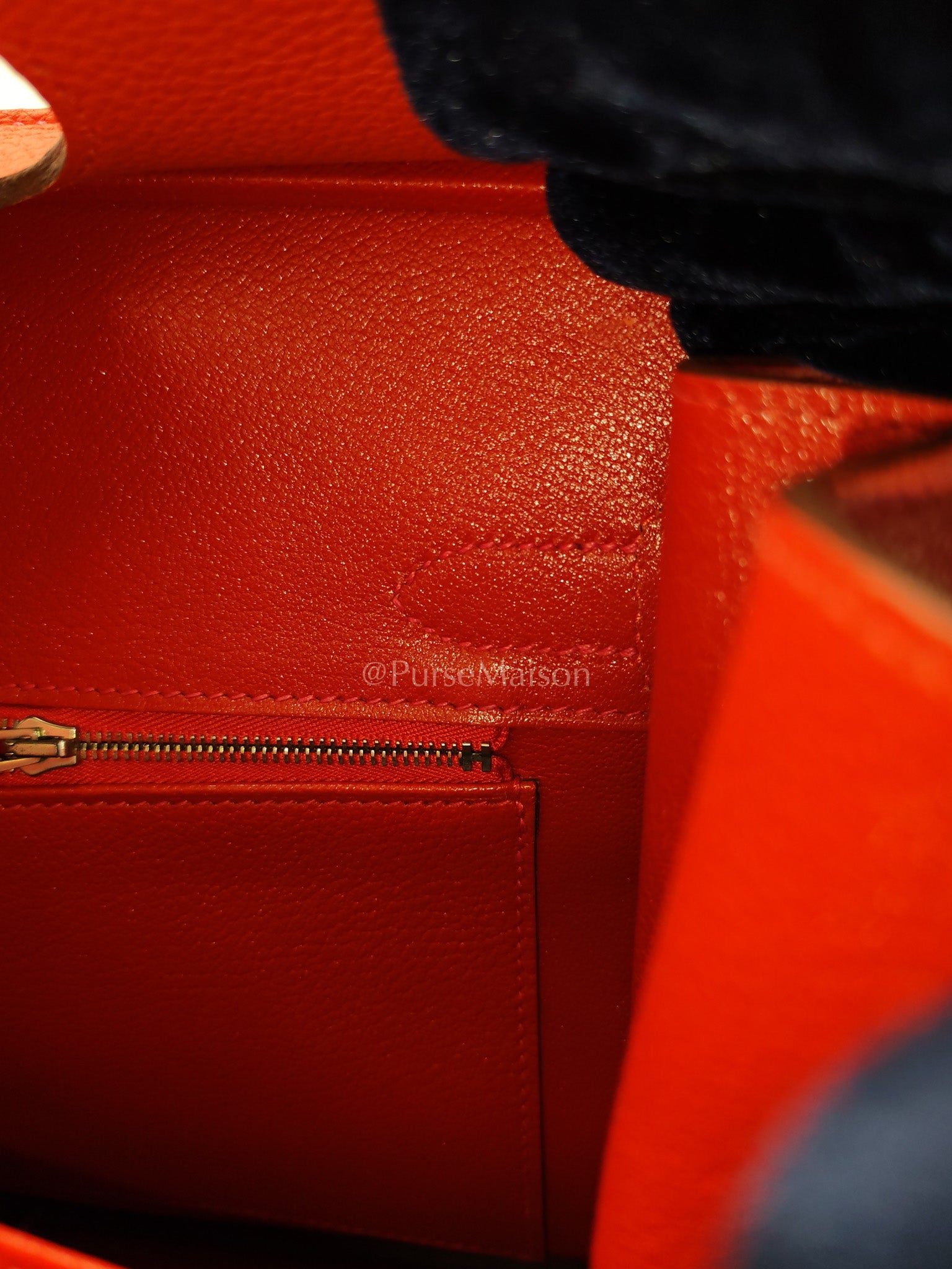 Birkin 30 in Rouge Pivoine Togo Leather Palladium Hardware Stamp A(2017) | Purse Maison Luxury Bags Shop