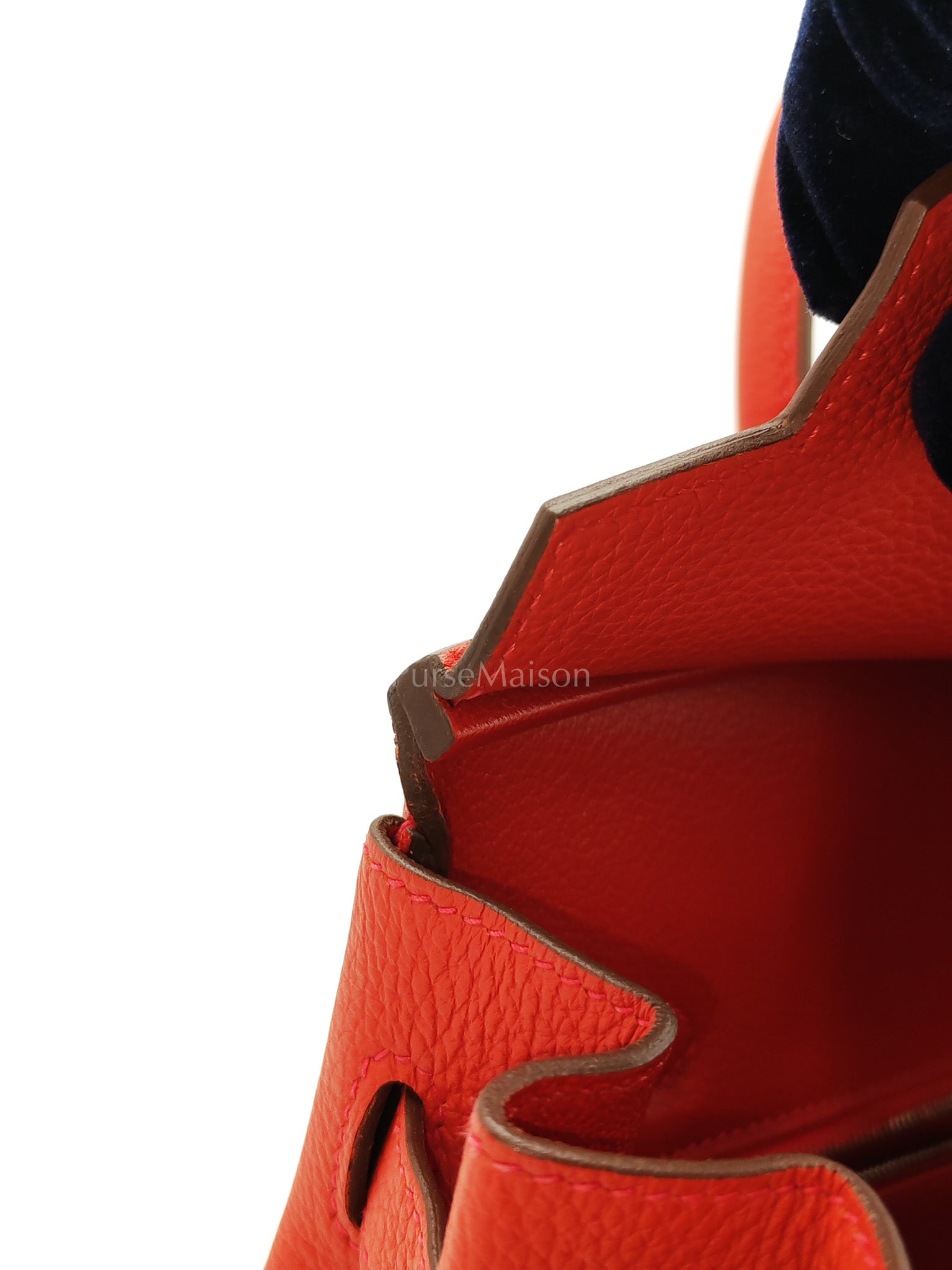 Birkin 30 in Rouge Pivoine Togo Leather Palladium Hardware Stamp A(2017) | Purse Maison Luxury Bags Shop