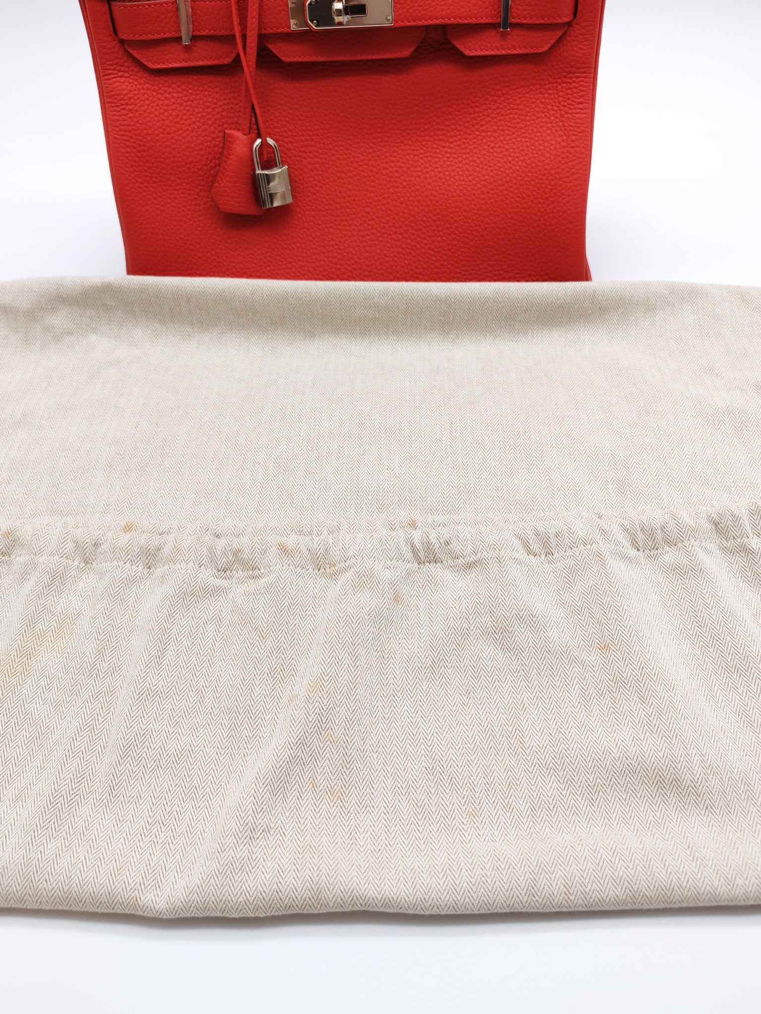 Birkin 30 in Rouge Pivoine Togo Leather Palladium Hardware Stamp A(2017) | Purse Maison Luxury Bags Shop