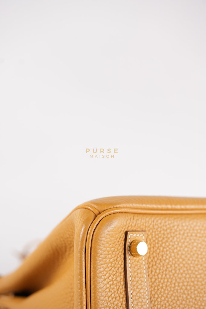Birkin 30 Naturel Sable in Togo Leather & Gold Hardware Stamp T (2015) | Purse Maison Luxury Bags Shop