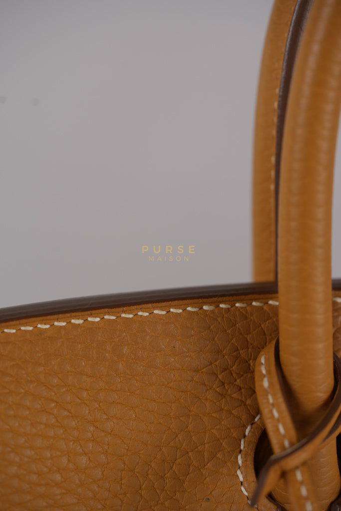 Birkin 30 Naturel Sable in Togo Leather & Gold Hardware Stamp T (2015) | Purse Maison Luxury Bags Shop